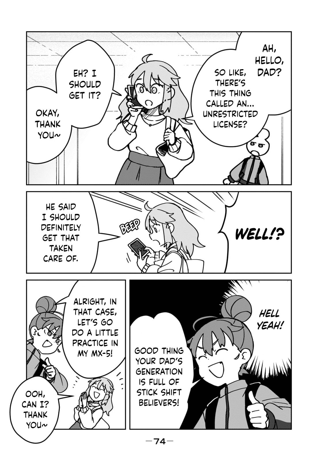 Open Car Girls Chapter 13 page 4 - 