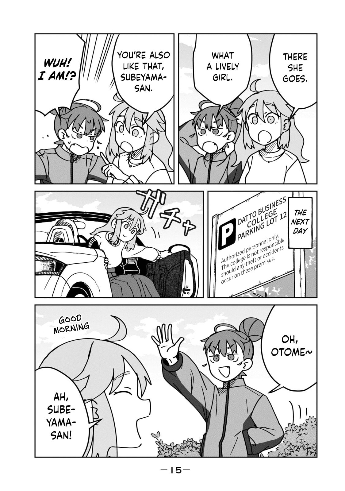 Open Car Girls Chapter 9 page 15 - 