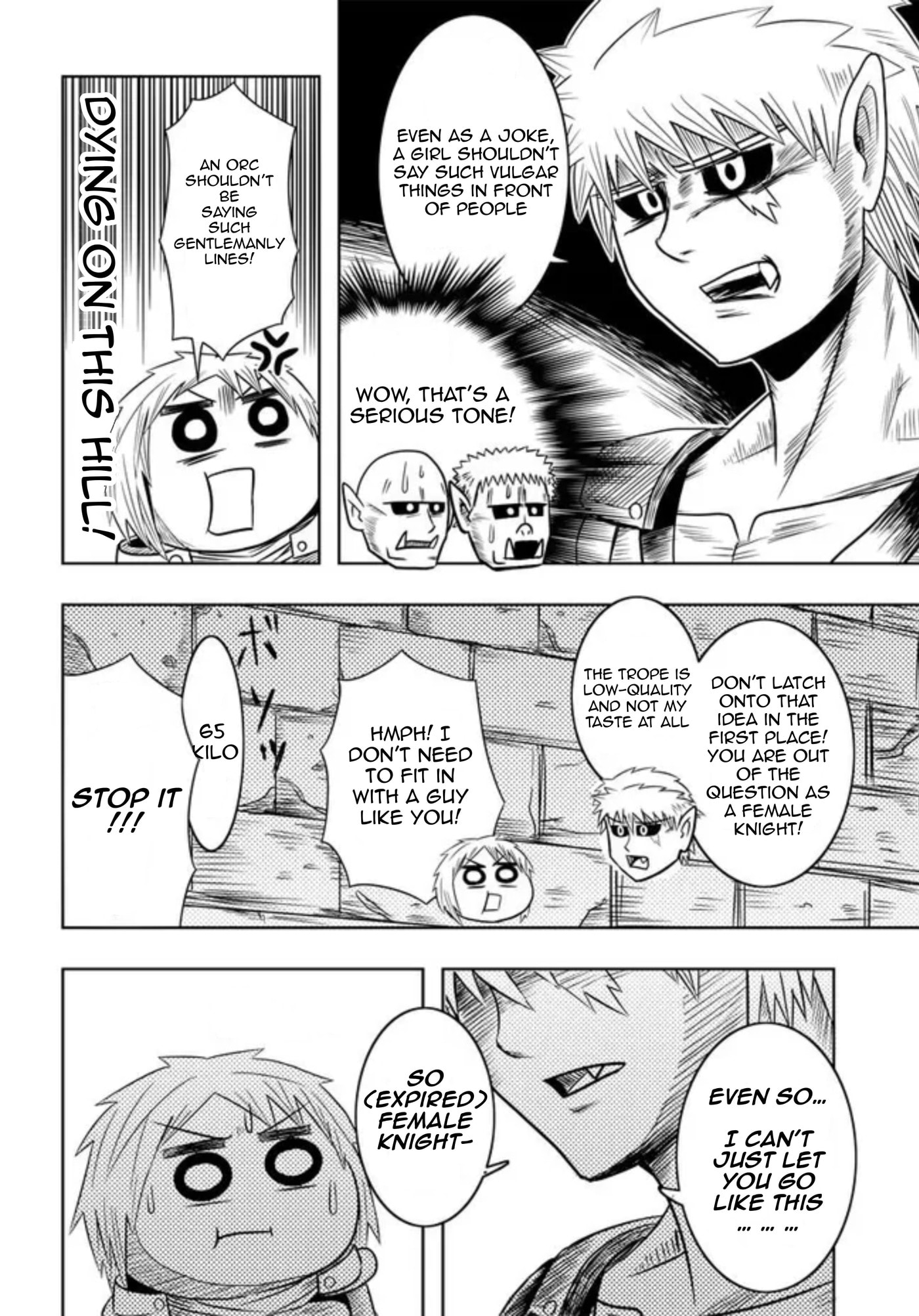 Orc ga Onna Kishi wo Ikusei shite mita Chapter 2 page 3 - 