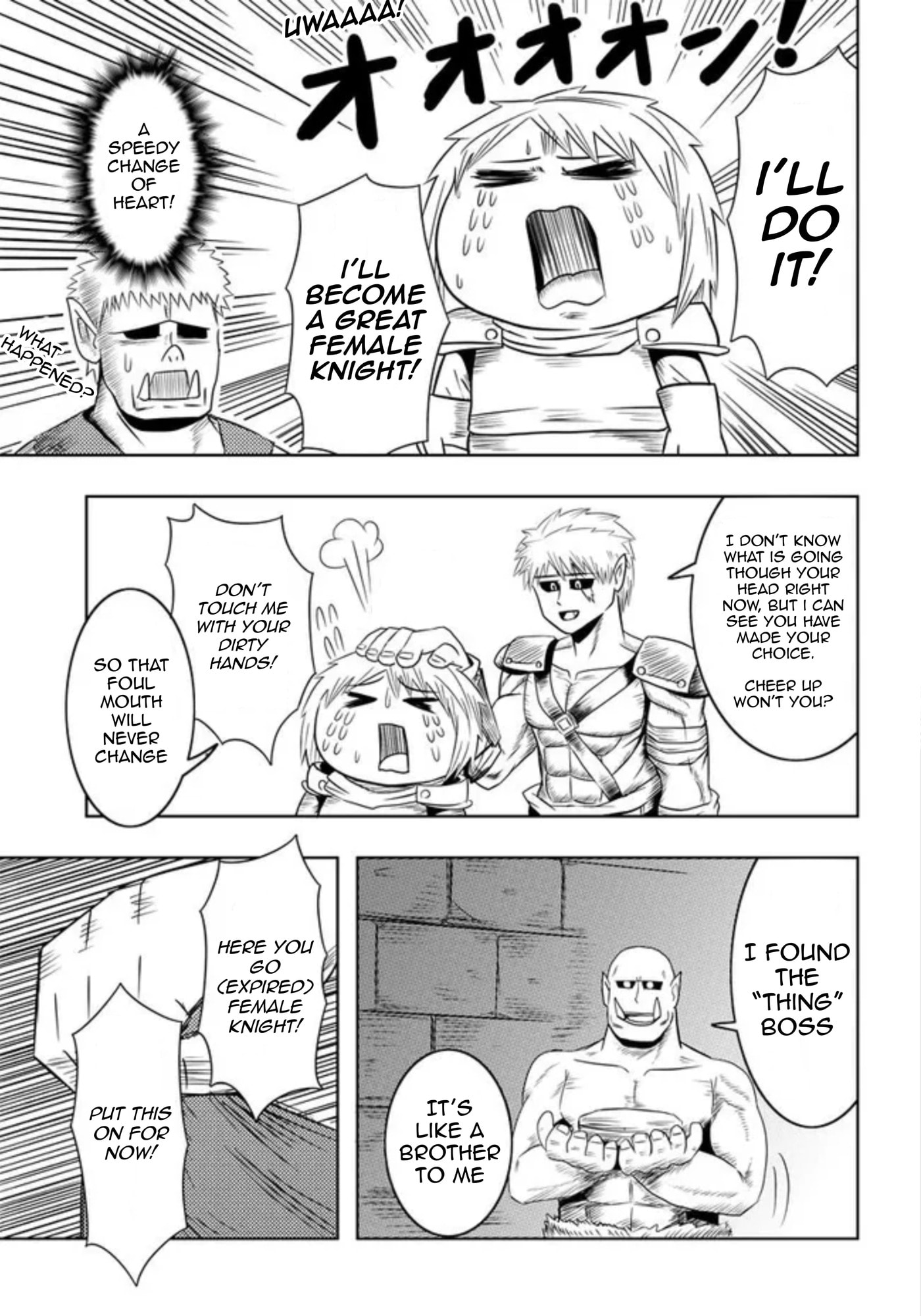 Orc ga Onna Kishi wo Ikusei shite mita Chapter 2 page 6 - 
