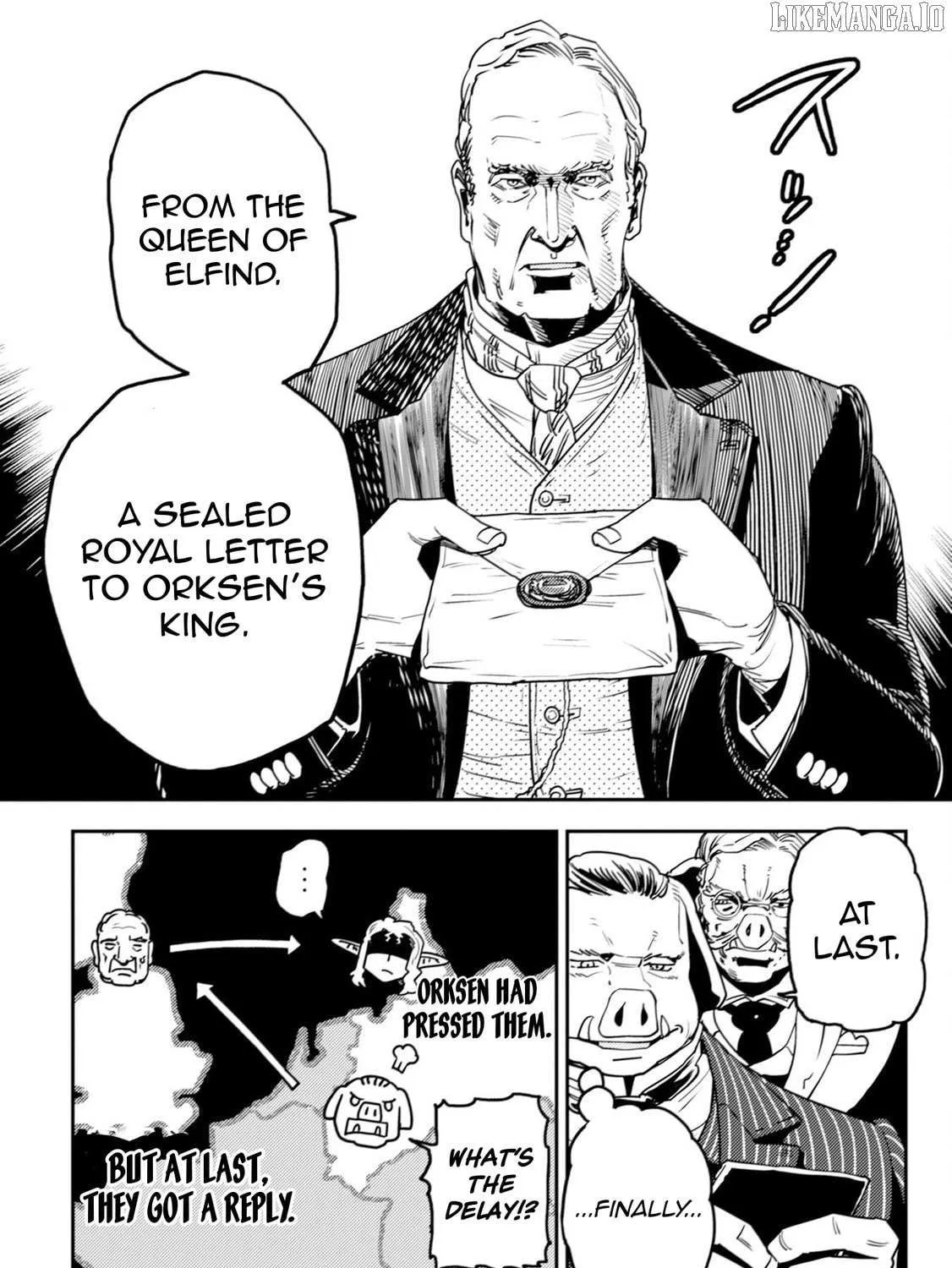 Orcsen Oukokushi  Yaban Na Ooku No Kuni Wa, Ikanishite Heiwa Na Elf No Kuni Wo Yakiharau Ni Itatta Ka Chapter 11 page 85 - 