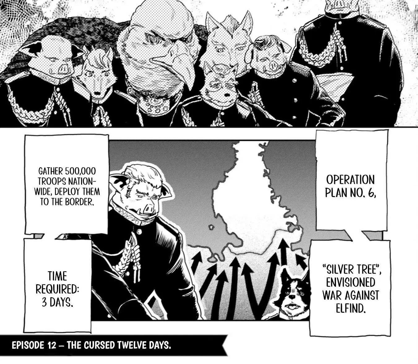 Orcsen Oukokushi  Yaban Na Ooku No Kuni Wa, Ikanishite Heiwa Na Elf No Kuni Wo Yakiharau Ni Itatta Ka Chapter 12 page 3 - 