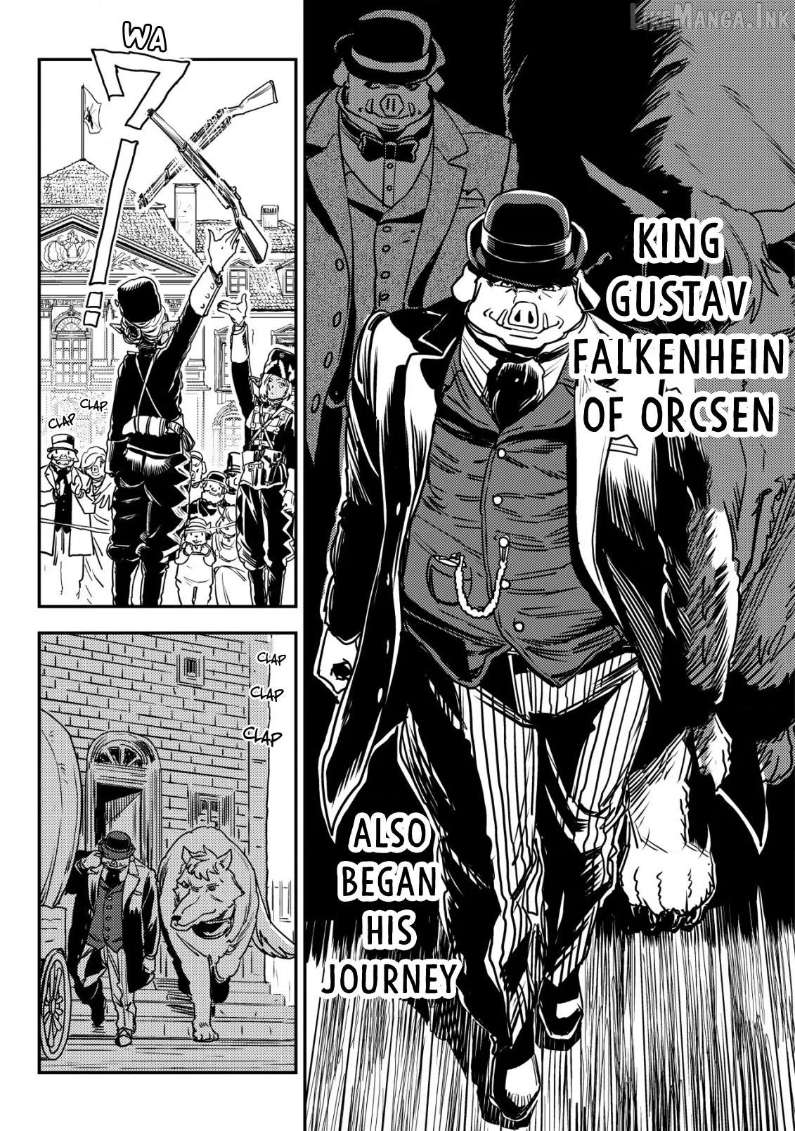 Orcsen Oukokushi  Yaban Na Ooku No Kuni Wa, Ikanishite Heiwa Na Elf No Kuni Wo Yakiharau Ni Itatta Ka Chapter 13 page 4 - 