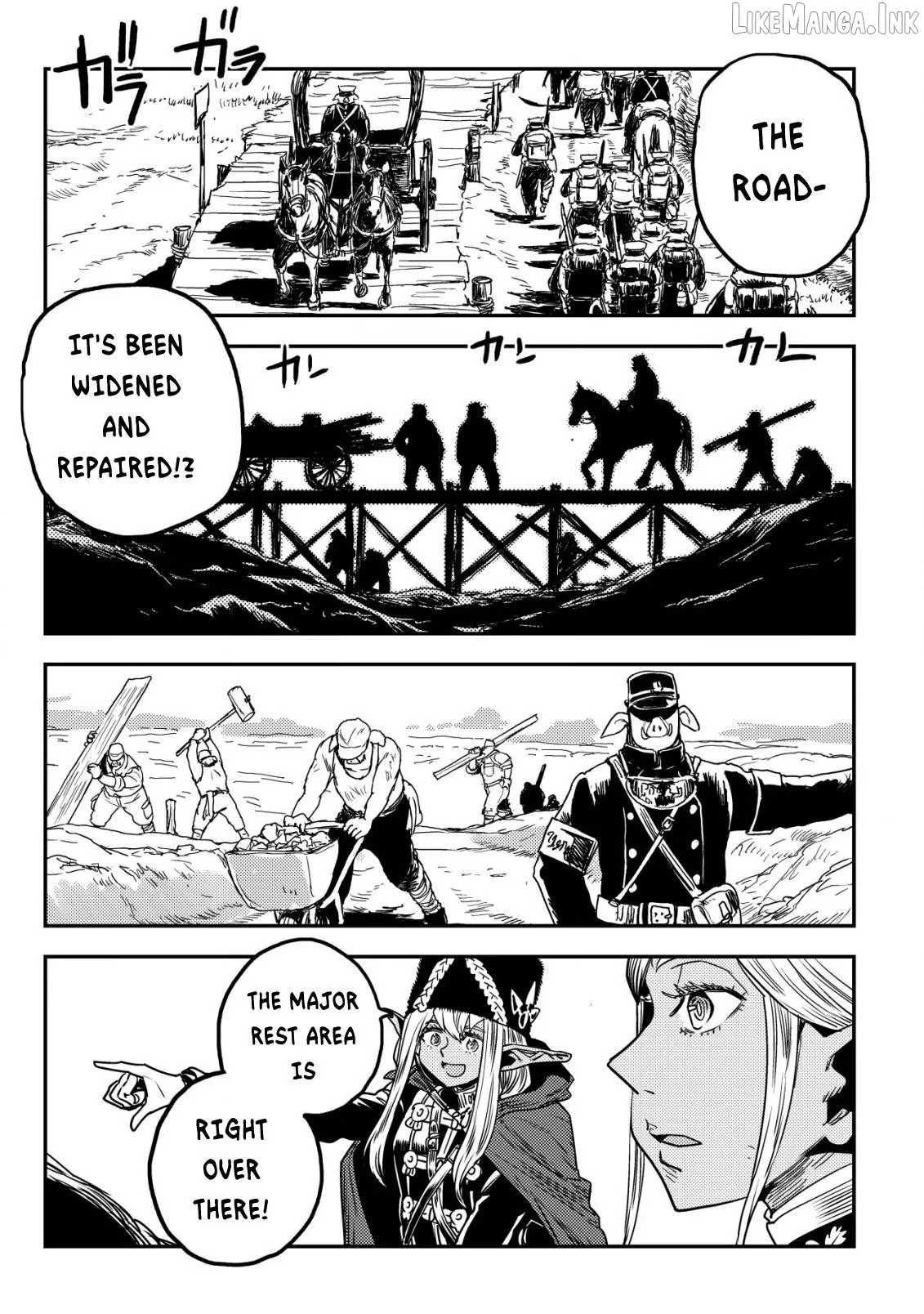 Orcsen Oukokushi  Yaban Na Ooku No Kuni Wa, Ikanishite Heiwa Na Elf No Kuni Wo Yakiharau Ni Itatta Ka Chapter 13 page 36 - 