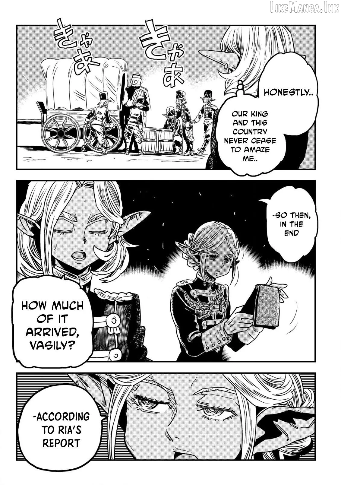 Orcsen Oukokushi  Yaban Na Ooku No Kuni Wa, Ikanishite Heiwa Na Elf No Kuni Wo Yakiharau Ni Itatta Ka Chapter 13 page 52 - 