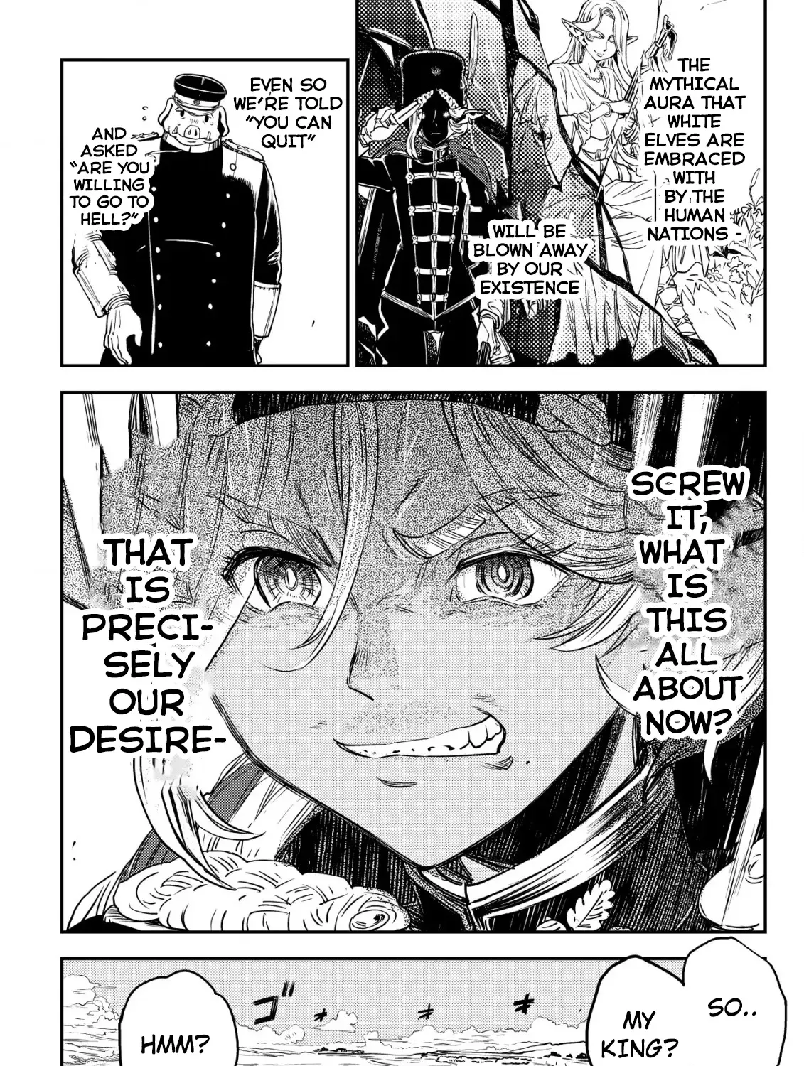 Orcsen Oukokushi  Yaban Na Ooku No Kuni Wa, Ikanishite Heiwa Na Elf No Kuni Wo Yakiharau Ni Itatta Ka Chapter 3 page 108 - 