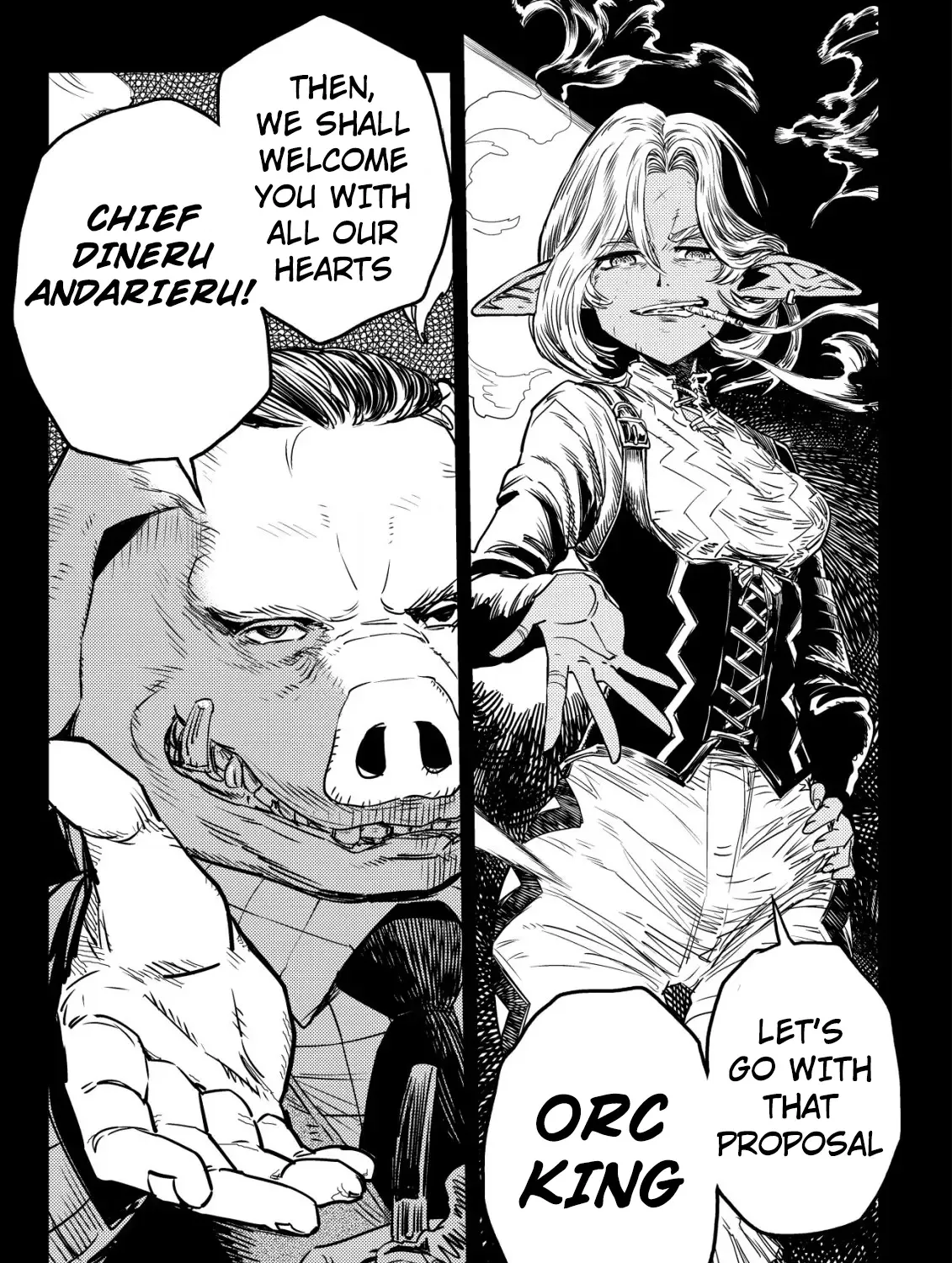 Orcsen Oukokushi  Yaban Na Ooku No Kuni Wa, Ikanishite Heiwa Na Elf No Kuni Wo Yakiharau Ni Itatta Ka Chapter 3 page 12 - 