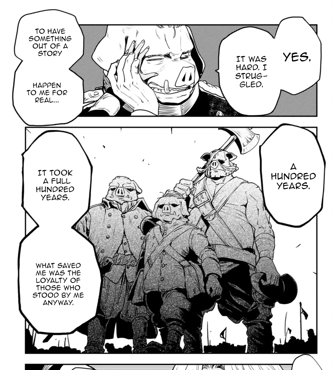 Orcsen Oukokushi  Yaban Na Ooku No Kuni Wa, Ikanishite Heiwa Na Elf No Kuni Wo Yakiharau Ni Itatta Ka Chapter 7 page 108 - 