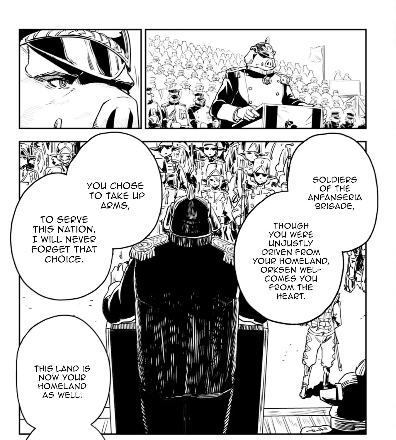 Orcsen Oukokushi  Yaban Na Ooku No Kuni Wa, Ikanishite Heiwa Na Elf No Kuni Wo Yakiharau Ni Itatta Ka Chapter 7 page 46 - 