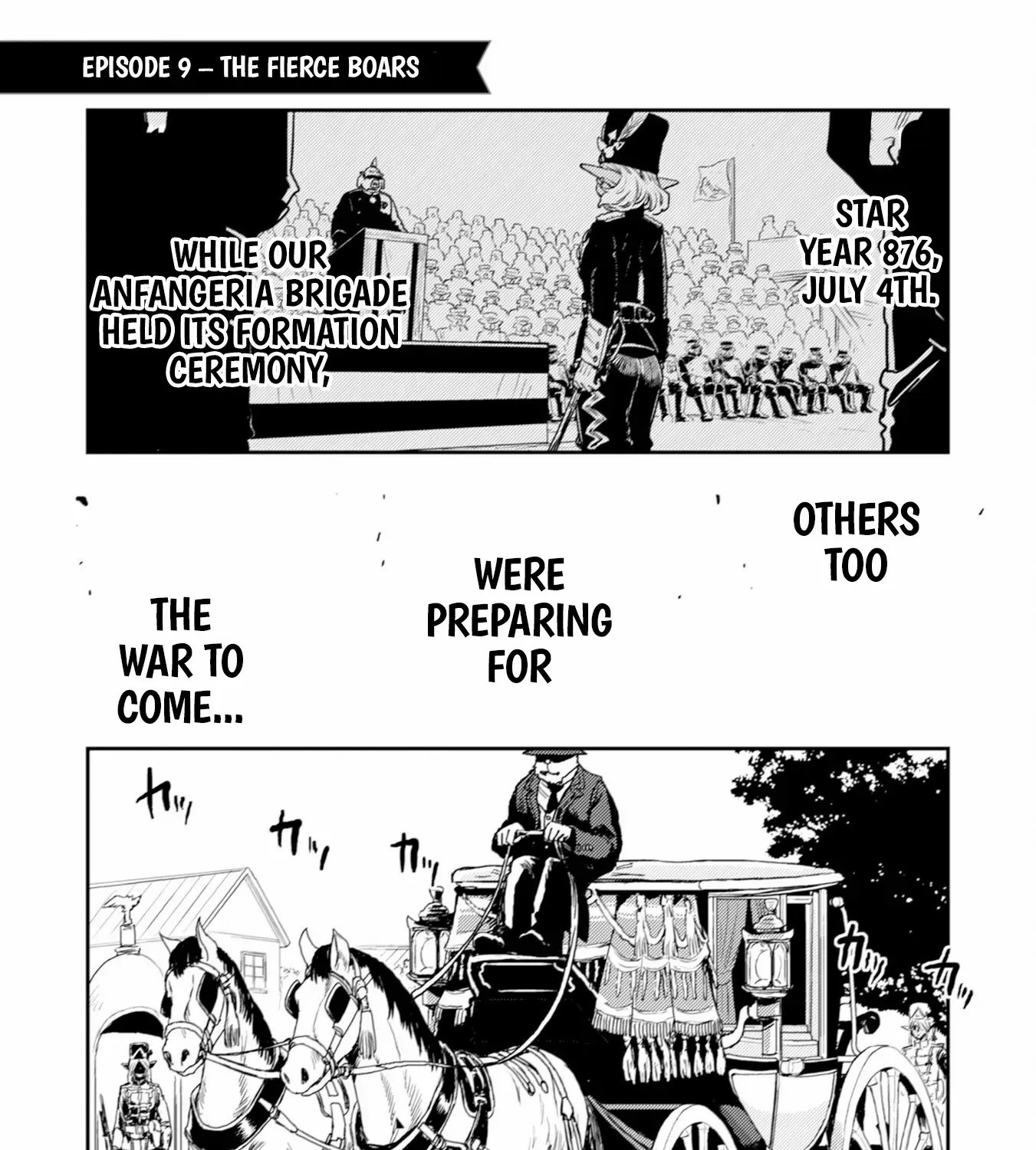Orcsen Oukokushi  Yaban Na Ooku No Kuni Wa, Ikanishite Heiwa Na Elf No Kuni Wo Yakiharau Ni Itatta Ka Chapter 9 page 1 - 