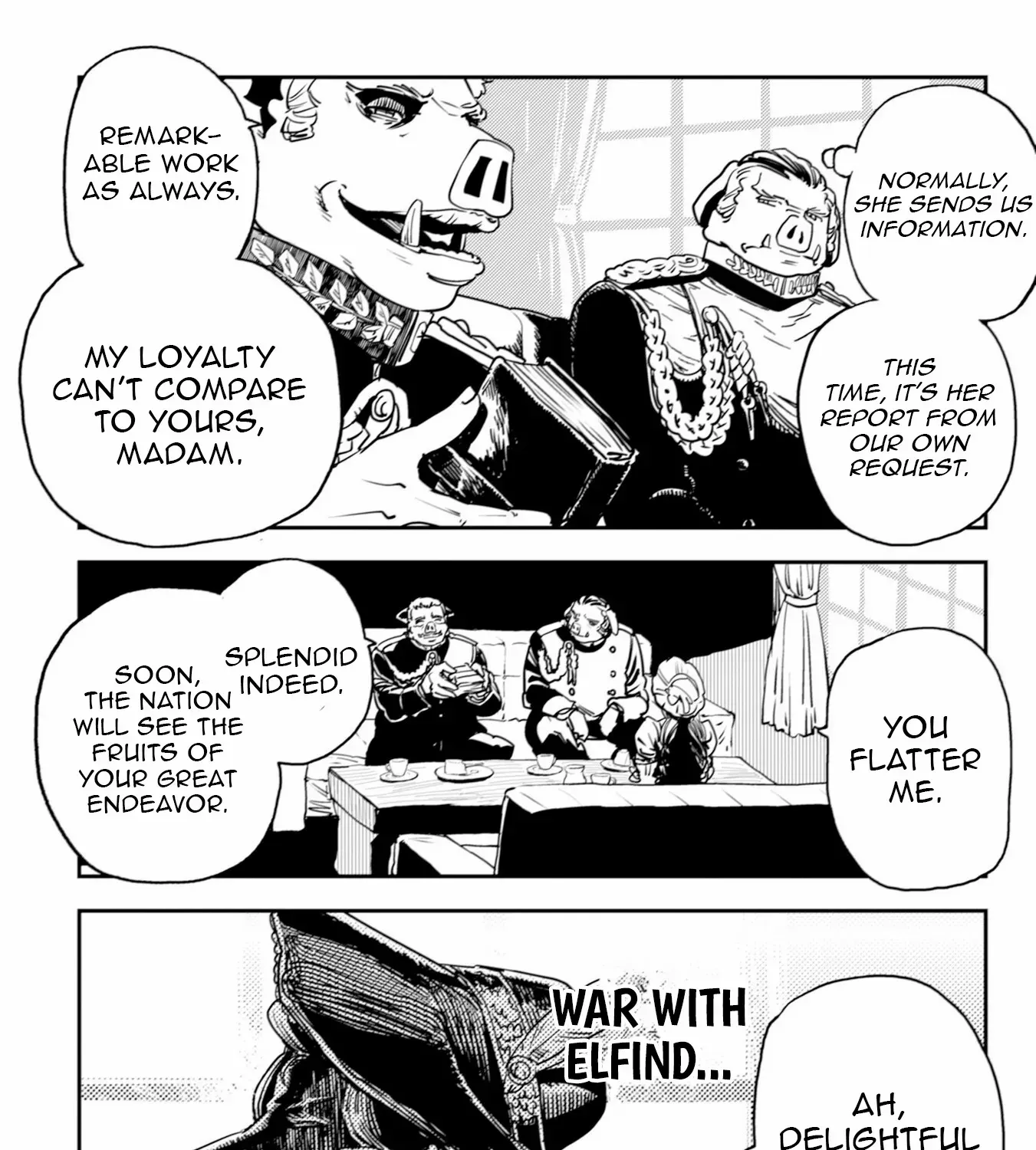 Orcsen Oukokushi  Yaban Na Ooku No Kuni Wa, Ikanishite Heiwa Na Elf No Kuni Wo Yakiharau Ni Itatta Ka Chapter 9 page 23 - 