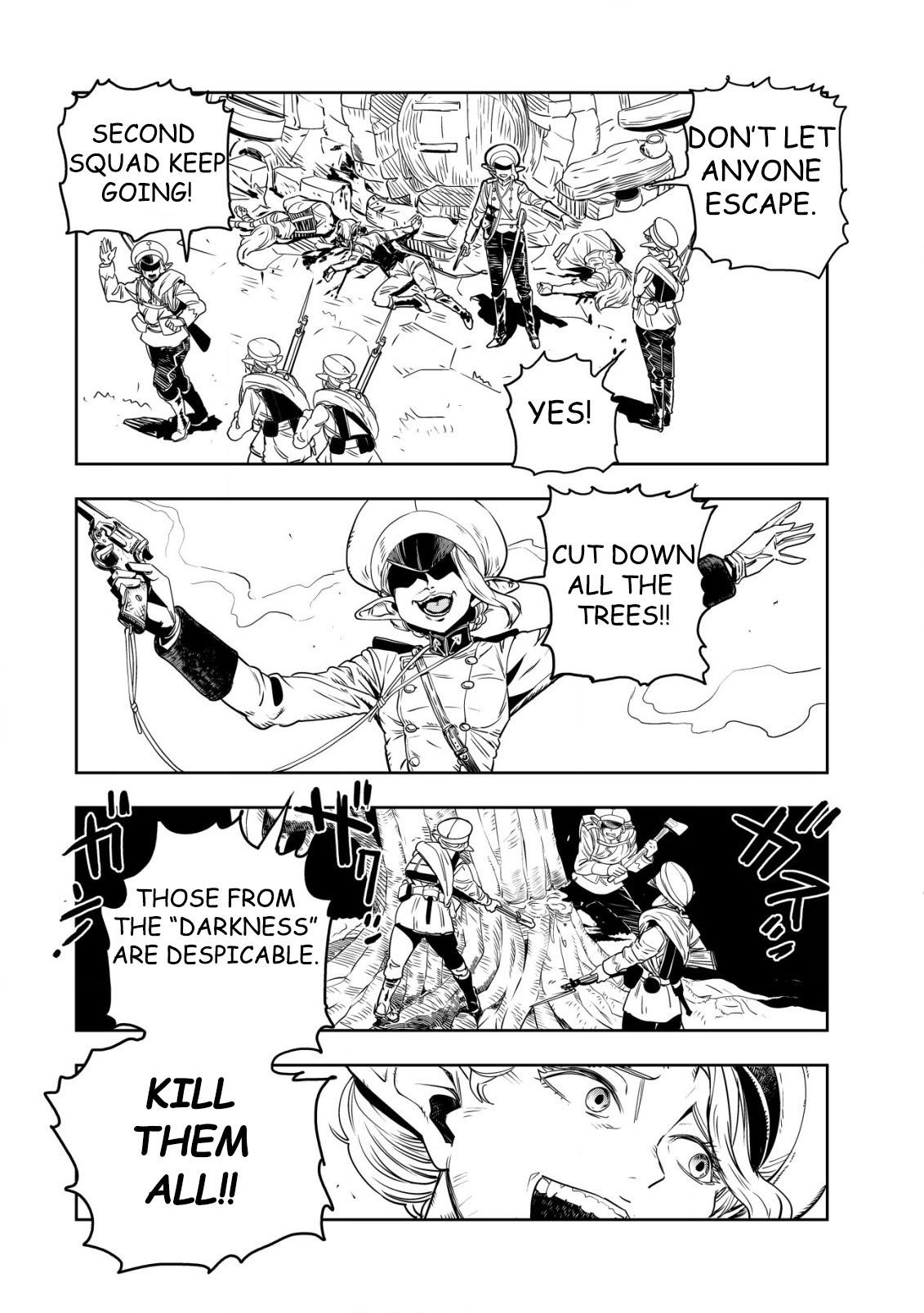 Orcsen Oukokushi ~Yaban na Orc no Kuni wa, Ikanishite Heiwa na Elf no Kuni wo Yakiharau ni Itatta ka~ Chapter 1 page 16 - 