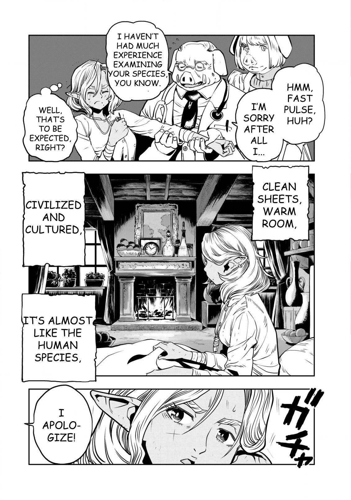 Orcsen Oukokushi ~Yaban na Orc no Kuni wa, Ikanishite Heiwa na Elf no Kuni wo Yakiharau ni Itatta ka~ Chapter 1 page 28 - 