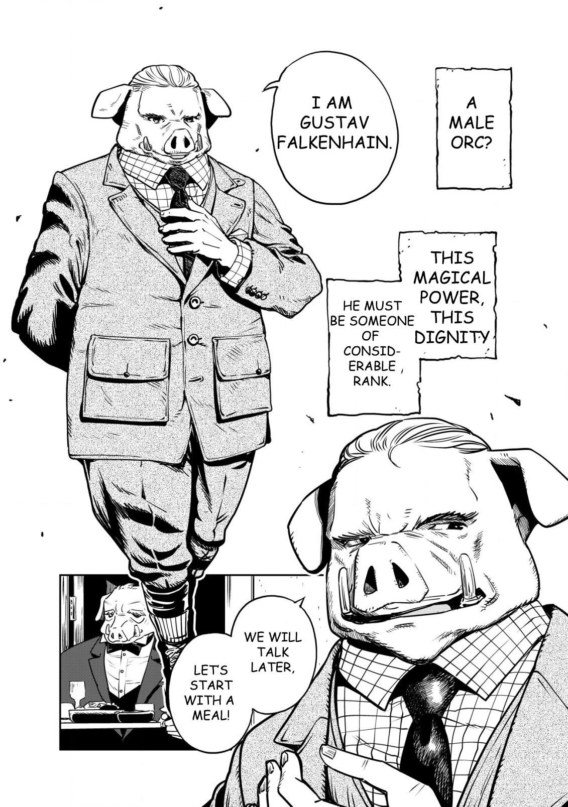 Orcsen Oukokushi ~Yaban na Orc no Kuni wa, Ikanishite Heiwa na Elf no Kuni wo Yakiharau ni Itatta ka~ Chapter 1 page 29 - 
