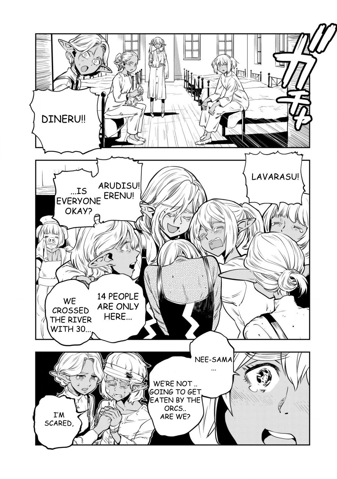 Orcsen Oukokushi ~Yaban na Orc no Kuni wa, Ikanishite Heiwa na Elf no Kuni wo Yakiharau ni Itatta ka~ Chapter 1 page 33 - 