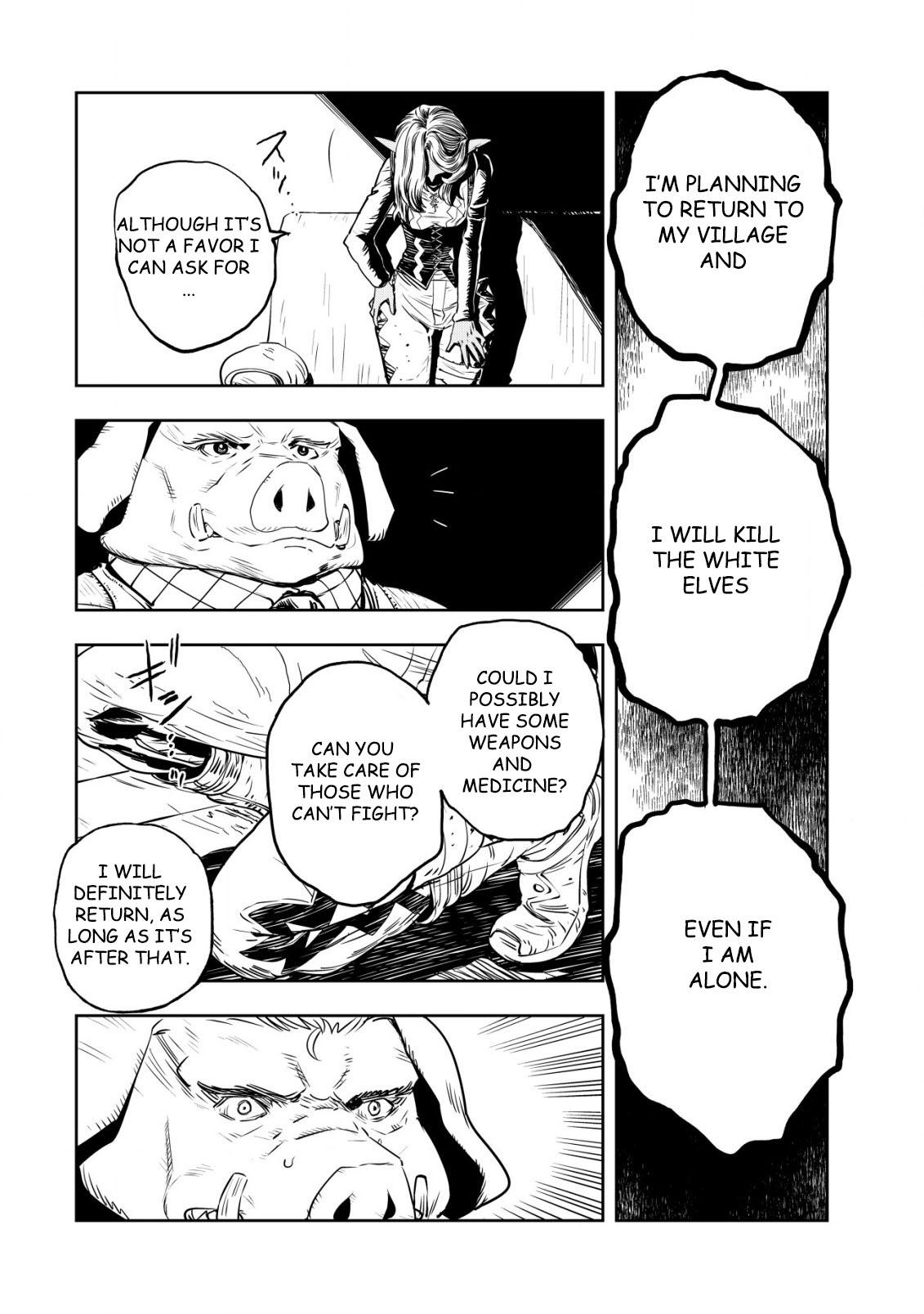 Orcsen Oukokushi ~Yaban na Orc no Kuni wa, Ikanishite Heiwa na Elf no Kuni wo Yakiharau ni Itatta ka~ Chapter 1 page 38 - 