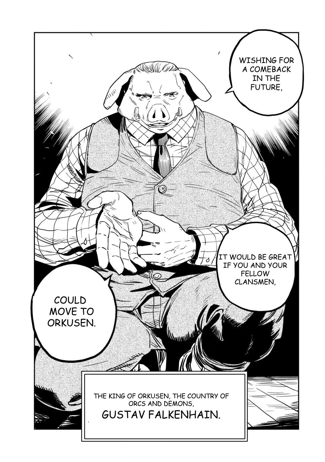 Orcsen Oukokushi ~Yaban na Orc no Kuni wa, Ikanishite Heiwa na Elf no Kuni wo Yakiharau ni Itatta ka~ Chapter 1 page 41 - 