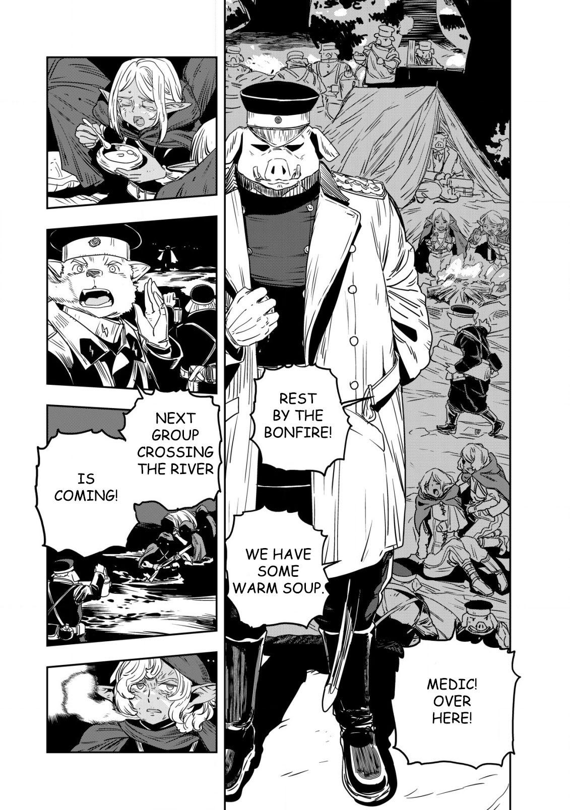 Orcsen Oukokushi ~Yaban na Orc no Kuni wa, Ikanishite Heiwa na Elf no Kuni wo Yakiharau ni Itatta ka~ Chapter 1 page 44 - 