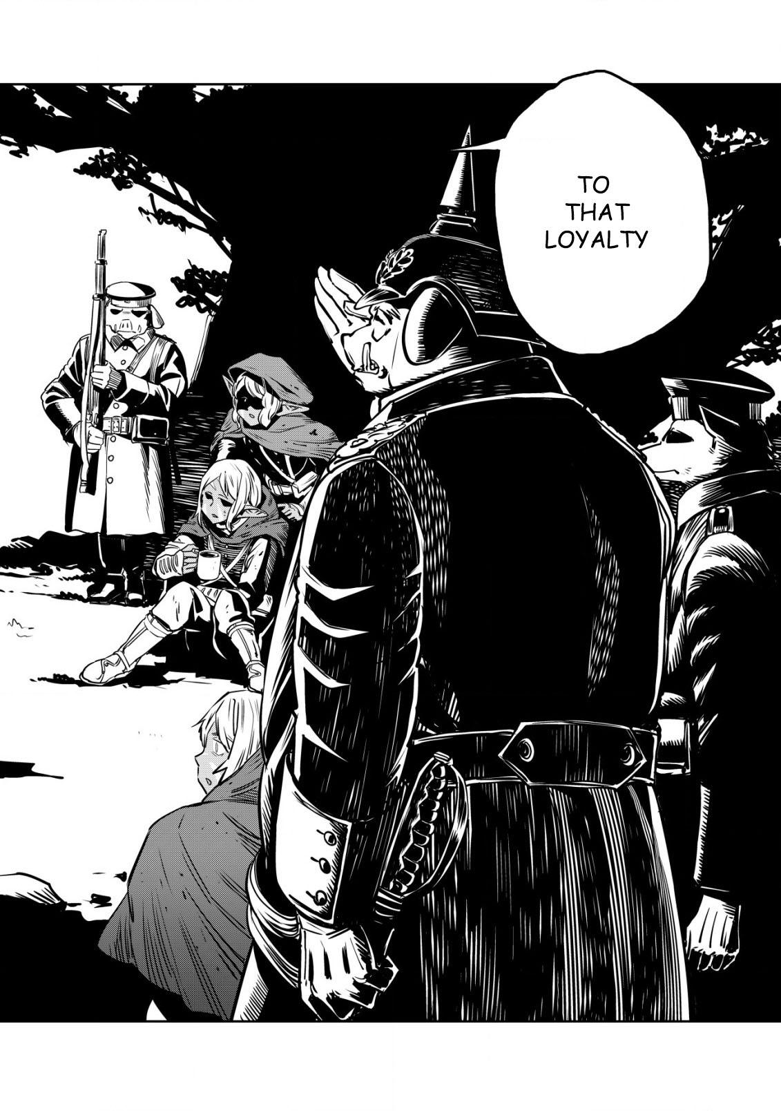 Orcsen Oukokushi ~Yaban na Orc no Kuni wa, Ikanishite Heiwa na Elf no Kuni wo Yakiharau ni Itatta ka~ Chapter 1 page 61 - 