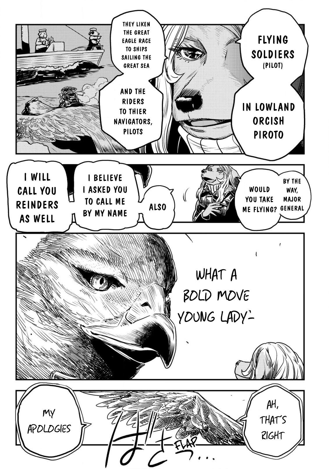 Orcsen Oukokushi ~Yaban na Orc no Kuni wa, Ikanishite Heiwa na Elf no Kuni wo Yakiharau ni Itatta ka~ Chapter 10 page 28 - 