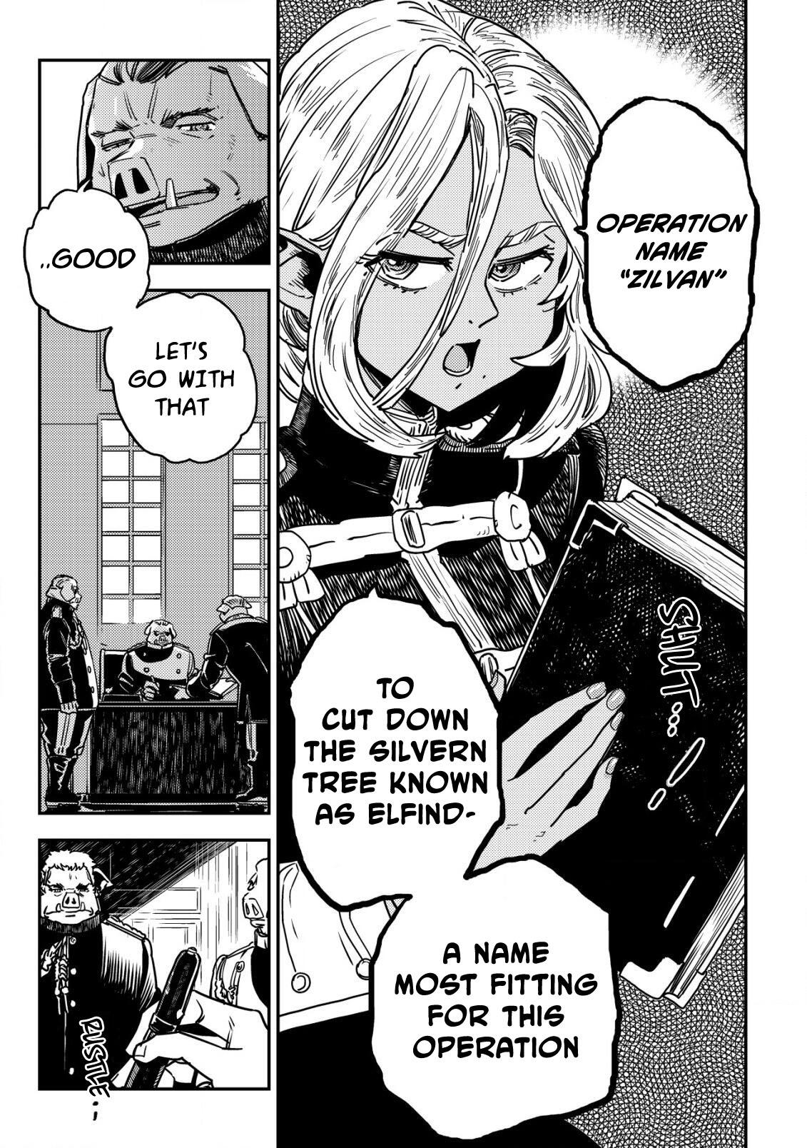 Orcsen Oukokushi ~Yaban na Orc no Kuni wa, Ikanishite Heiwa na Elf no Kuni wo Yakiharau ni Itatta ka~ Chapter 10 page 4 - 