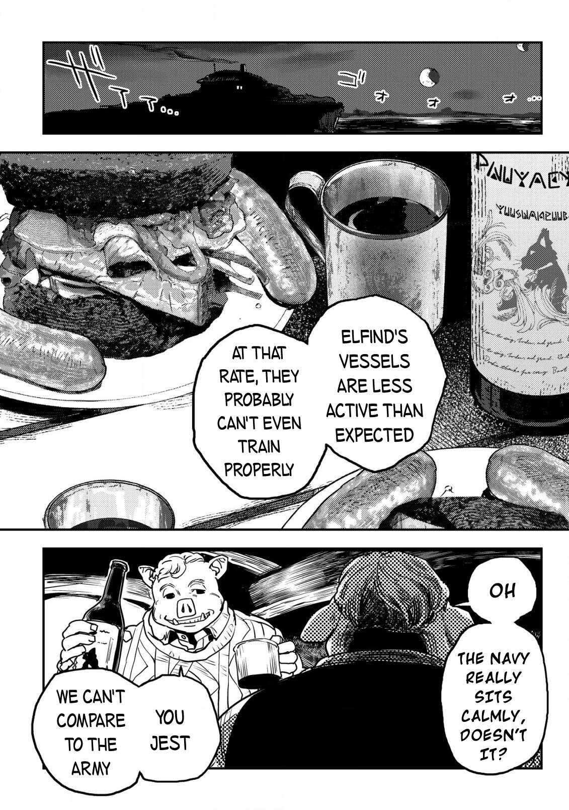 Orcsen Oukokushi ~Yaban na Orc no Kuni wa, Ikanishite Heiwa na Elf no Kuni wo Yakiharau ni Itatta ka~ Chapter 10 page 39 - 
