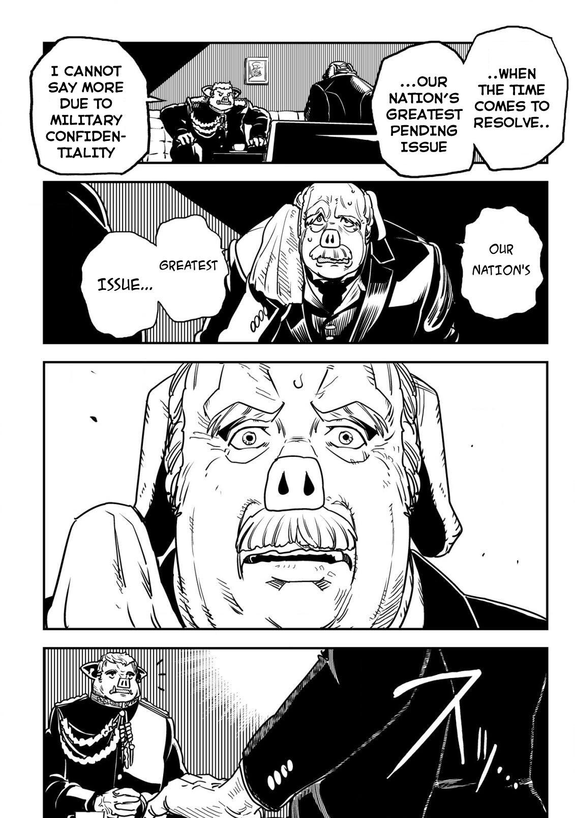 Orcsen Oukokushi ~Yaban na Orc no Kuni wa, Ikanishite Heiwa na Elf no Kuni wo Yakiharau ni Itatta ka~ Chapter 10 page 43 - 