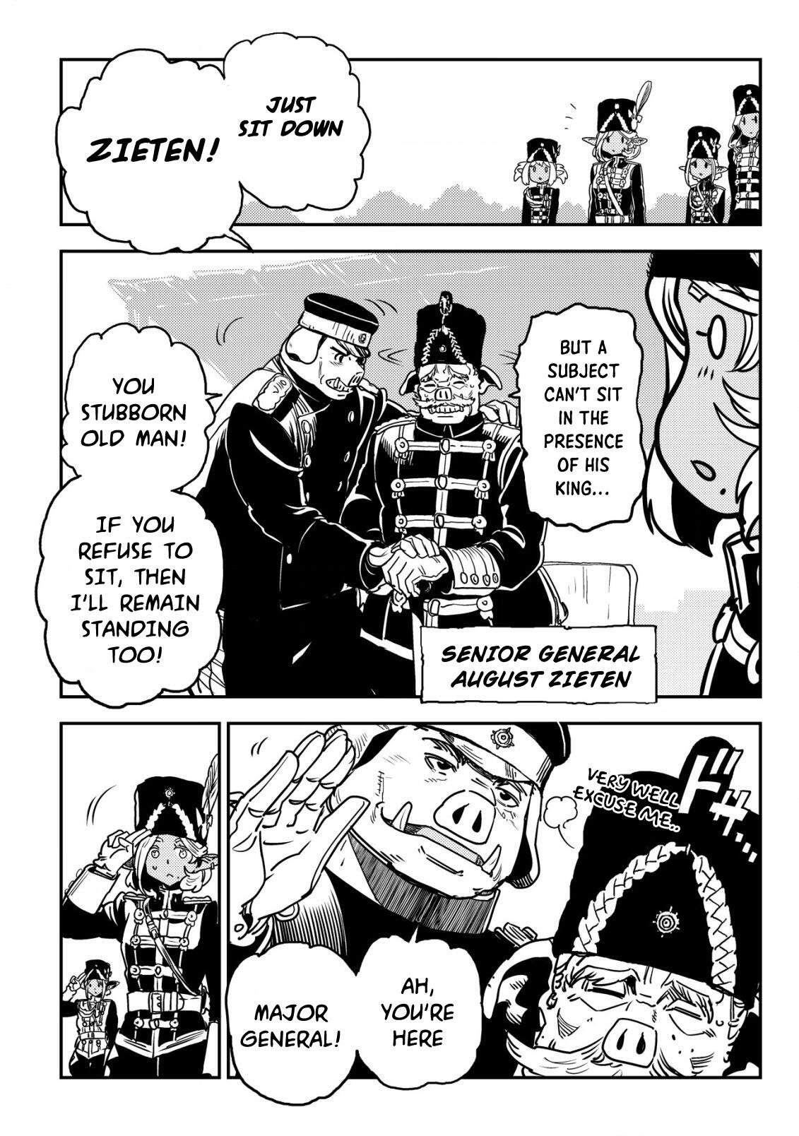 Orcsen Oukokushi ~Yaban na Orc no Kuni wa, Ikanishite Heiwa na Elf no Kuni wo Yakiharau ni Itatta ka~ Chapter 10 page 47 - 