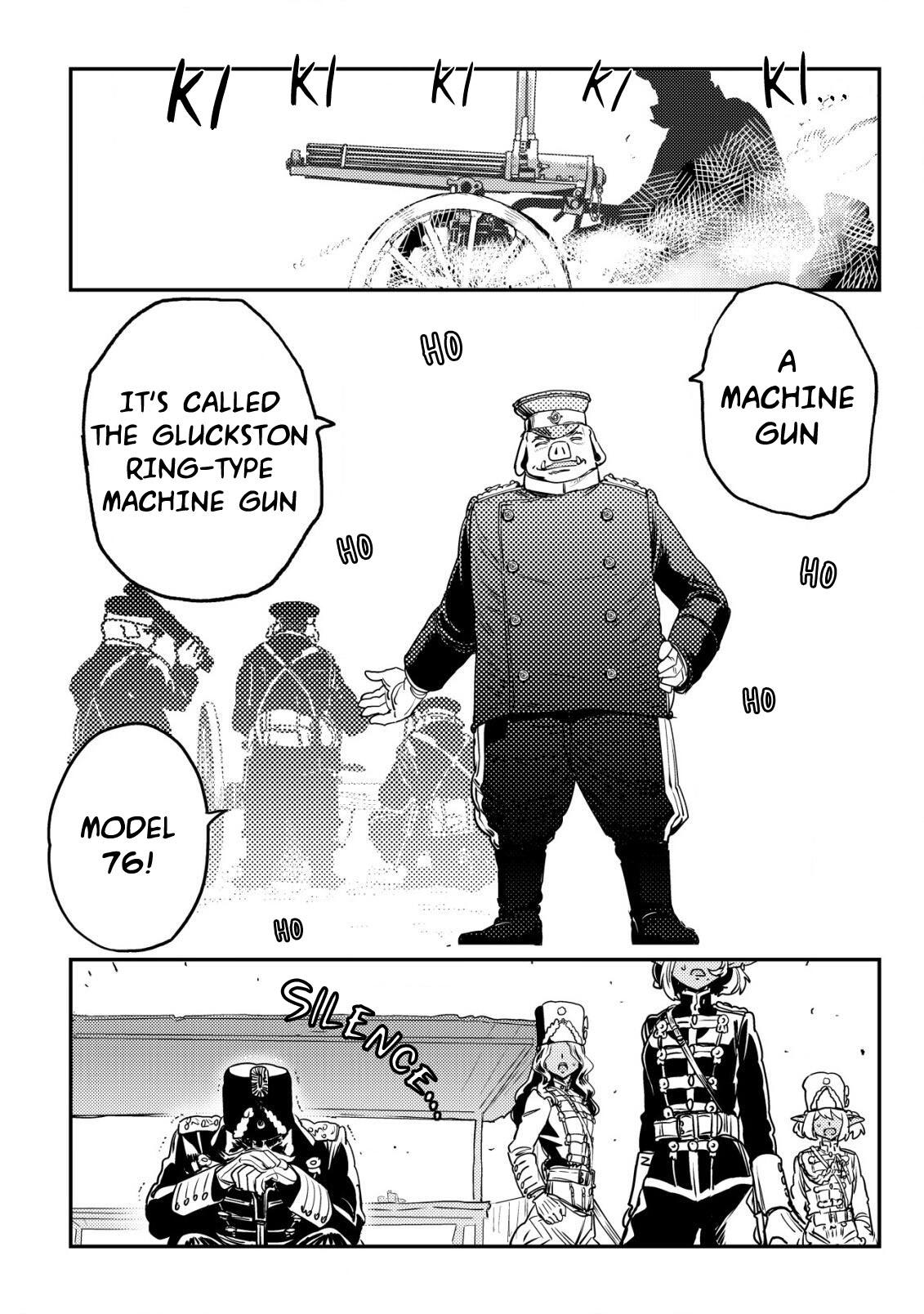 Orcsen Oukokushi ~Yaban na Orc no Kuni wa, Ikanishite Heiwa na Elf no Kuni wo Yakiharau ni Itatta ka~ Chapter 10 page 53 - 