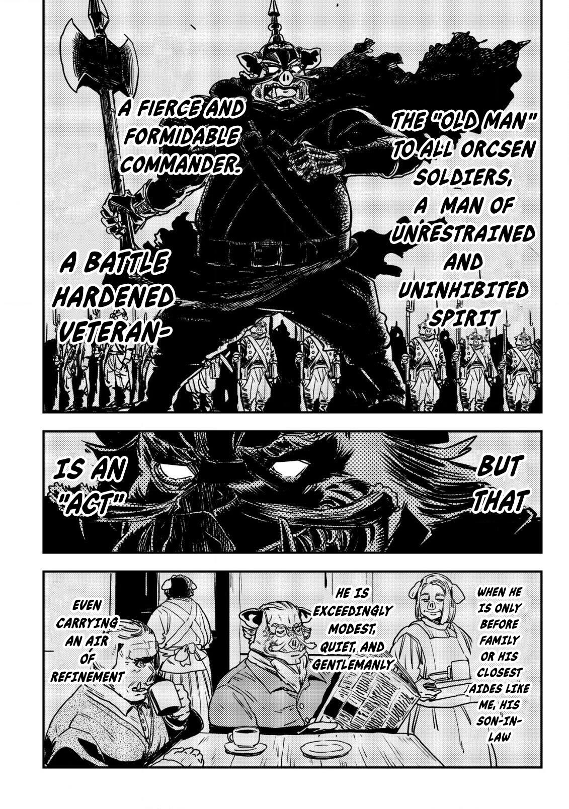 Orcsen Oukokushi ~Yaban na Orc no Kuni wa, Ikanishite Heiwa na Elf no Kuni wo Yakiharau ni Itatta ka~ Chapter 10 page 9 - 