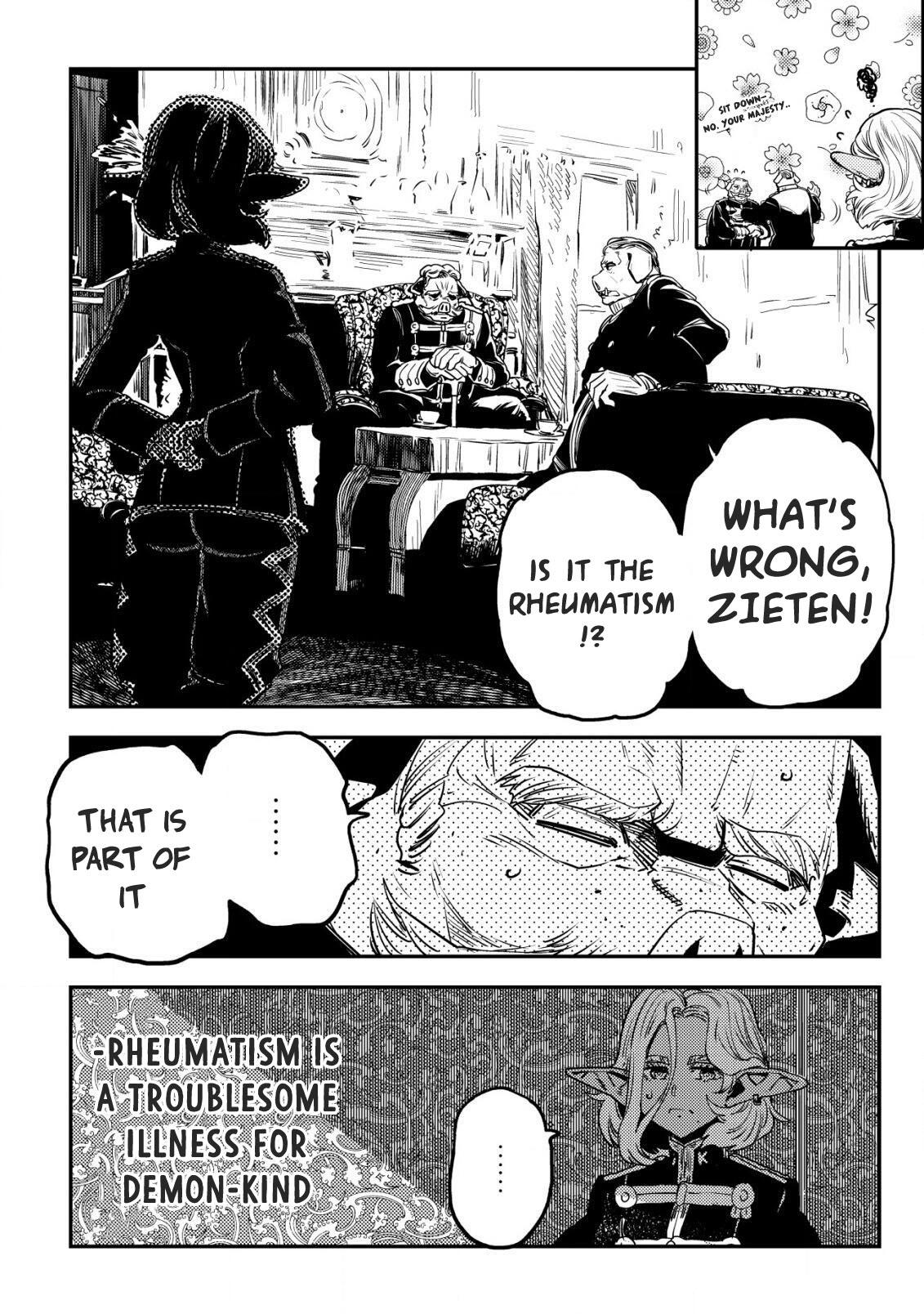 Orcsen Oukokushi ~Yaban na Orc no Kuni wa, Ikanishite Heiwa na Elf no Kuni wo Yakiharau ni Itatta ka~ Chapter 11 page 13 - 