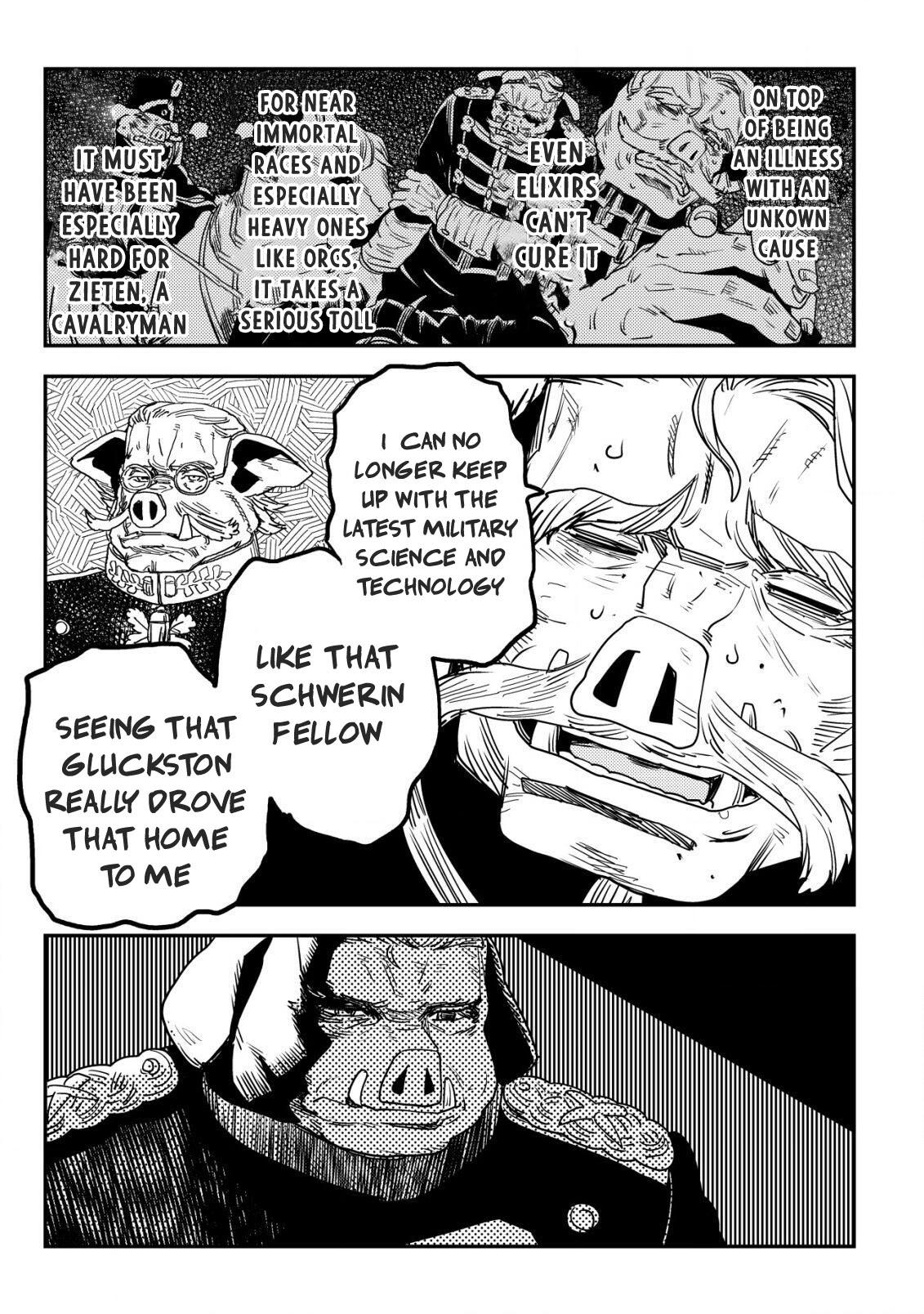 Orcsen Oukokushi ~Yaban na Orc no Kuni wa, Ikanishite Heiwa na Elf no Kuni wo Yakiharau ni Itatta ka~ Chapter 11 page 14 - 