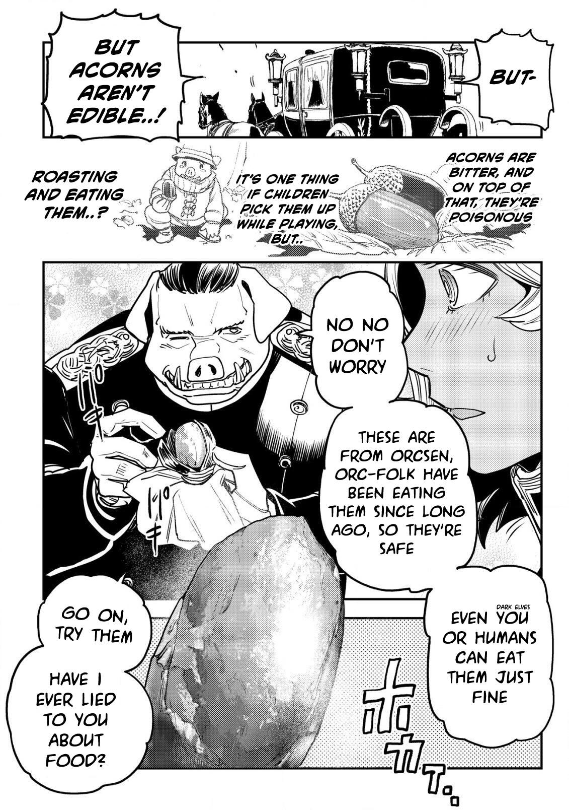 Orcsen Oukokushi ~Yaban na Orc no Kuni wa, Ikanishite Heiwa na Elf no Kuni wo Yakiharau ni Itatta ka~ Chapter 11 page 31 - 