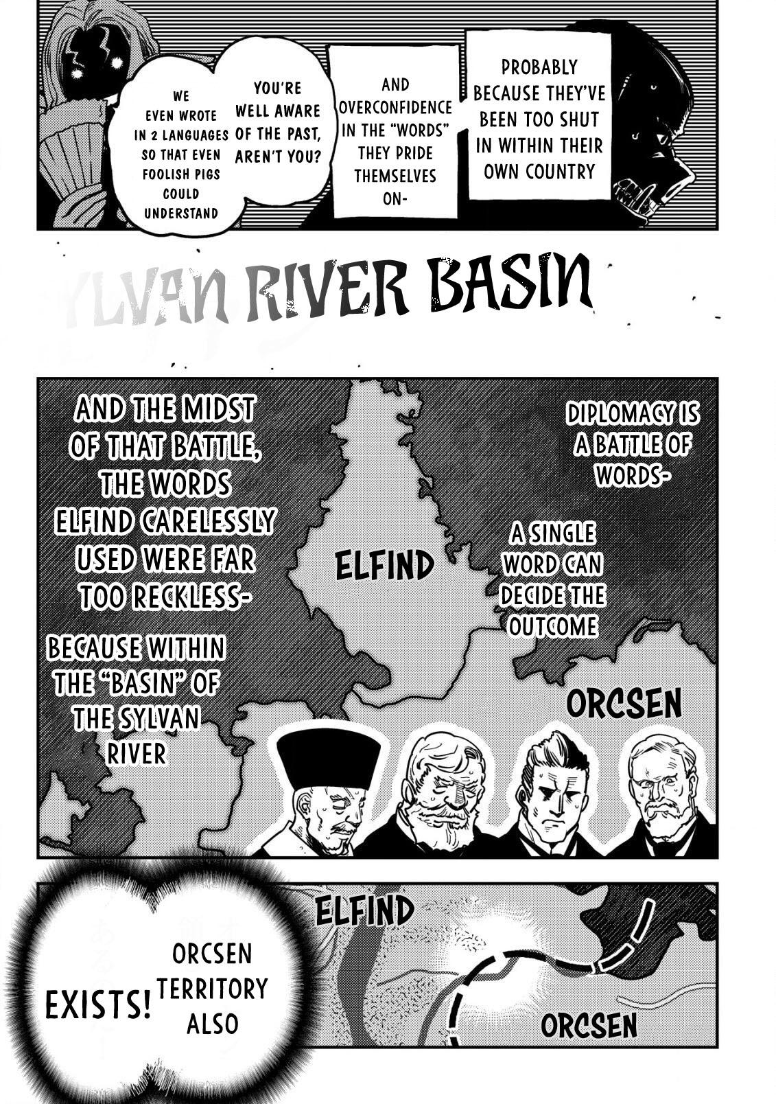 Orcsen Oukokushi ~Yaban na Orc no Kuni wa, Ikanishite Heiwa na Elf no Kuni wo Yakiharau ni Itatta ka~ Chapter 11 page 50 - 