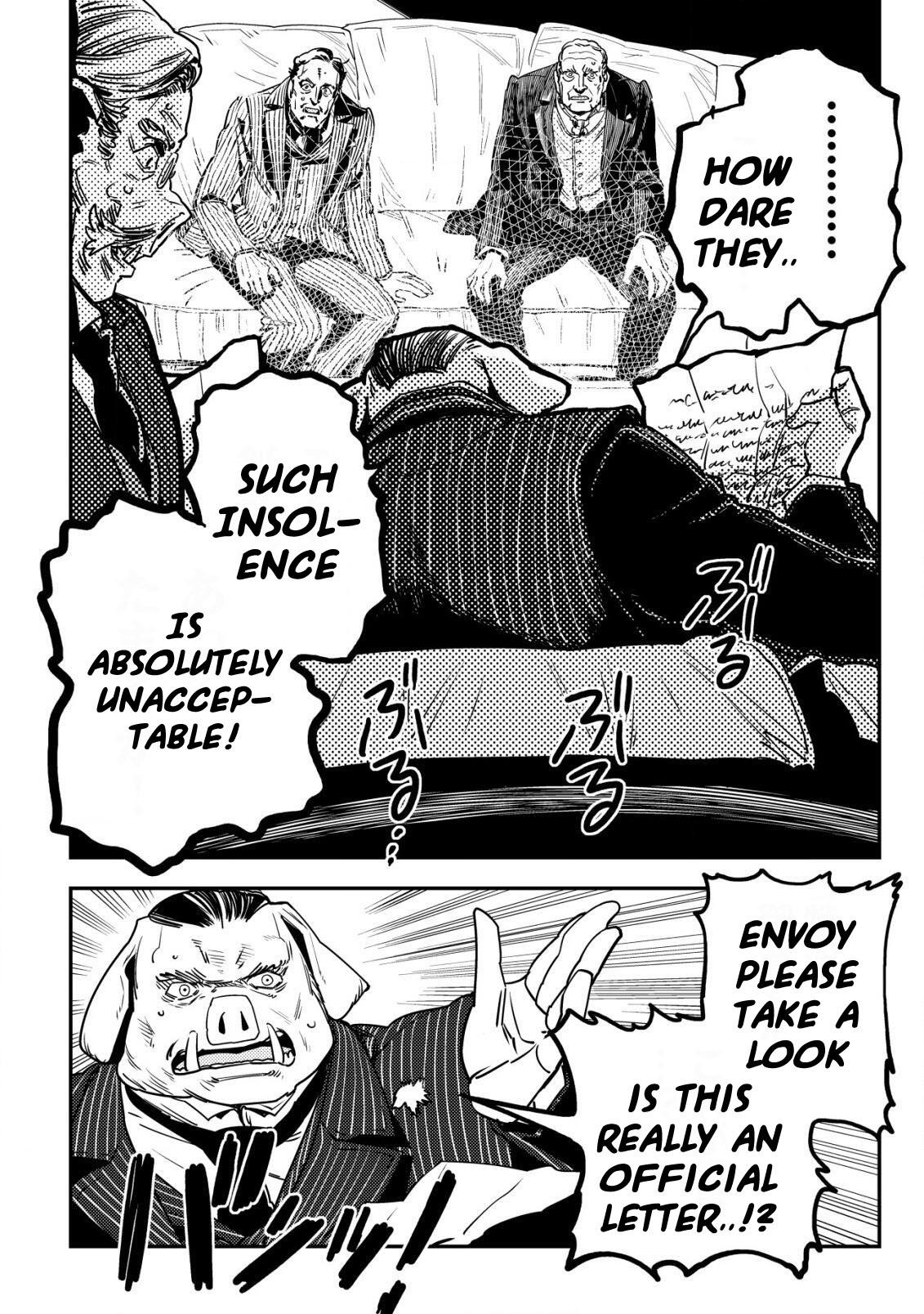 Orcsen Oukokushi ~Yaban na Orc no Kuni wa, Ikanishite Heiwa na Elf no Kuni wo Yakiharau ni Itatta ka~ Chapter 11 page 51 - 