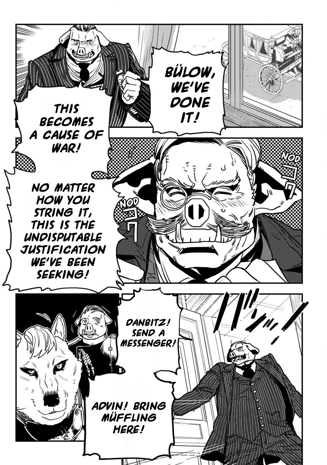 Orcsen Oukokushi ~Yaban na Orc no Kuni wa, Ikanishite Heiwa na Elf no Kuni wo Yakiharau ni Itatta ka~ Chapter 11 page 54 - 