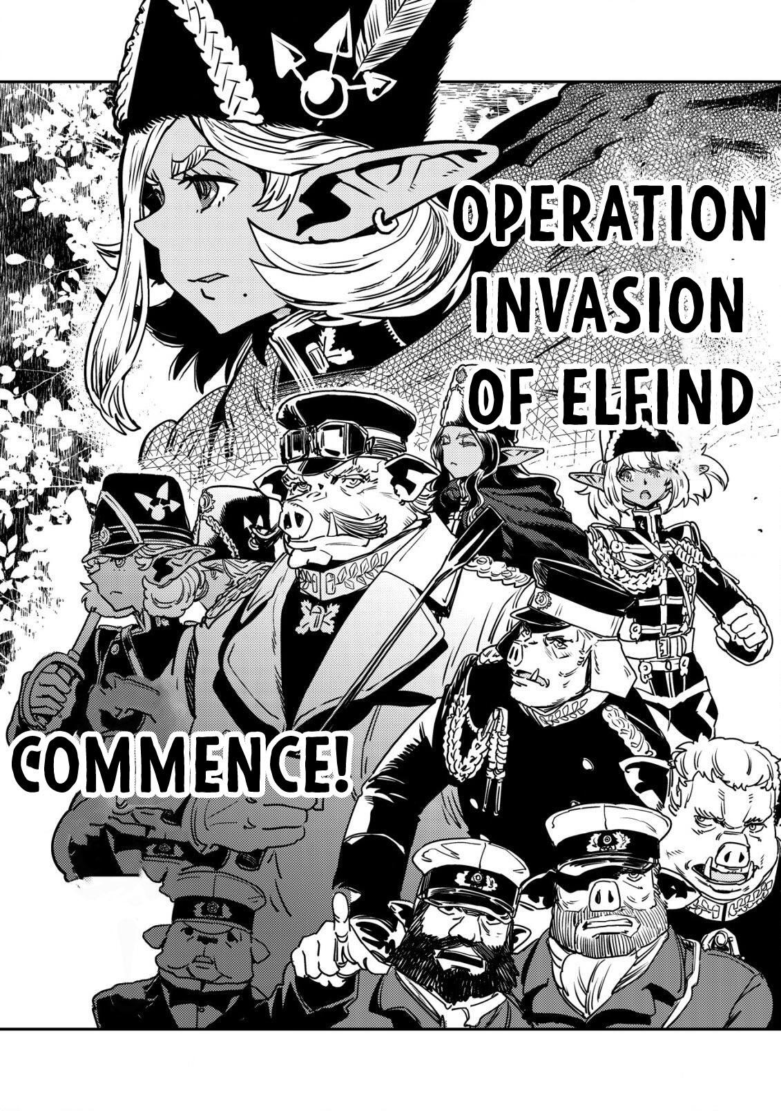 Orcsen Oukokushi ~Yaban na Orc no Kuni wa, Ikanishite Heiwa na Elf no Kuni wo Yakiharau ni Itatta ka~ Chapter 11 page 58 - 