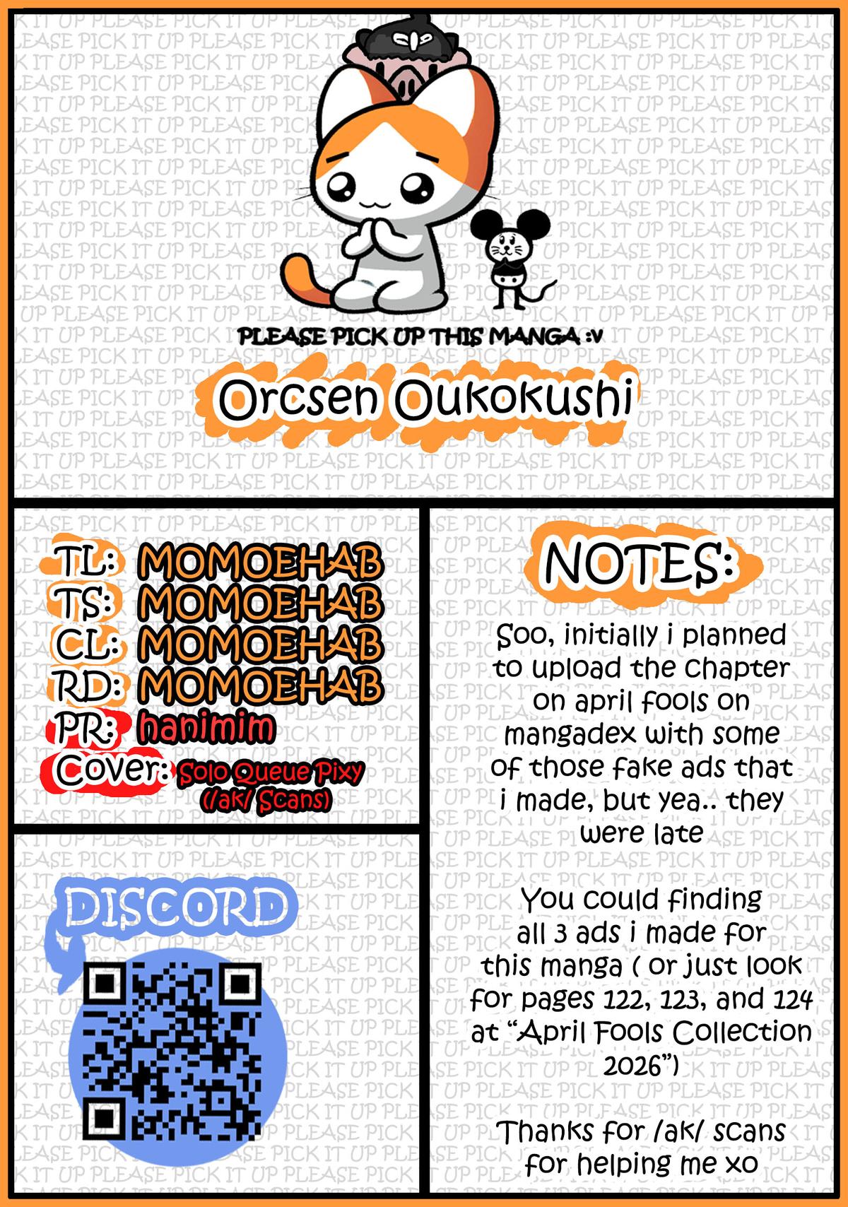 Orcsen Oukokushi ~Yaban na Orc no Kuni wa, Ikanishite Heiwa na Elf no Kuni wo Yakiharau ni Itatta ka~ Chapter 11 page 61 - 
