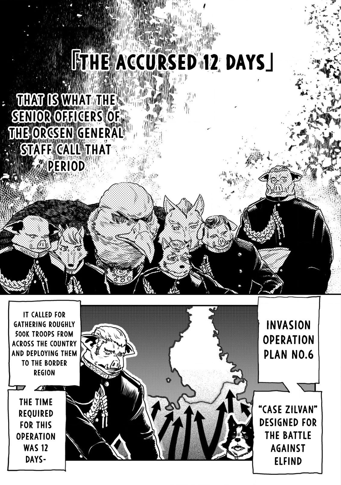 Orcsen Oukokushi ~Yaban na Orc no Kuni wa, Ikanishite Heiwa na Elf no Kuni wo Yakiharau ni Itatta ka~ Chapter 12 page 2 - 