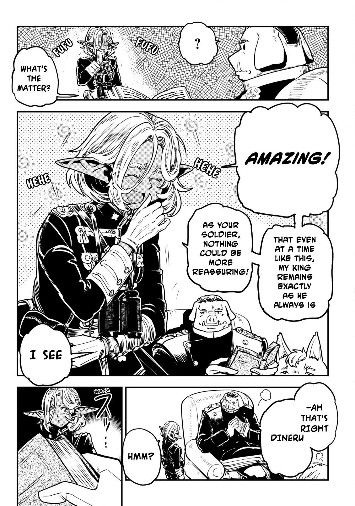 Orcsen Oukokushi ~Yaban na Orc no Kuni wa, Ikanishite Heiwa na Elf no Kuni wo Yakiharau ni Itatta ka~ Chapter 12 page 12 - 