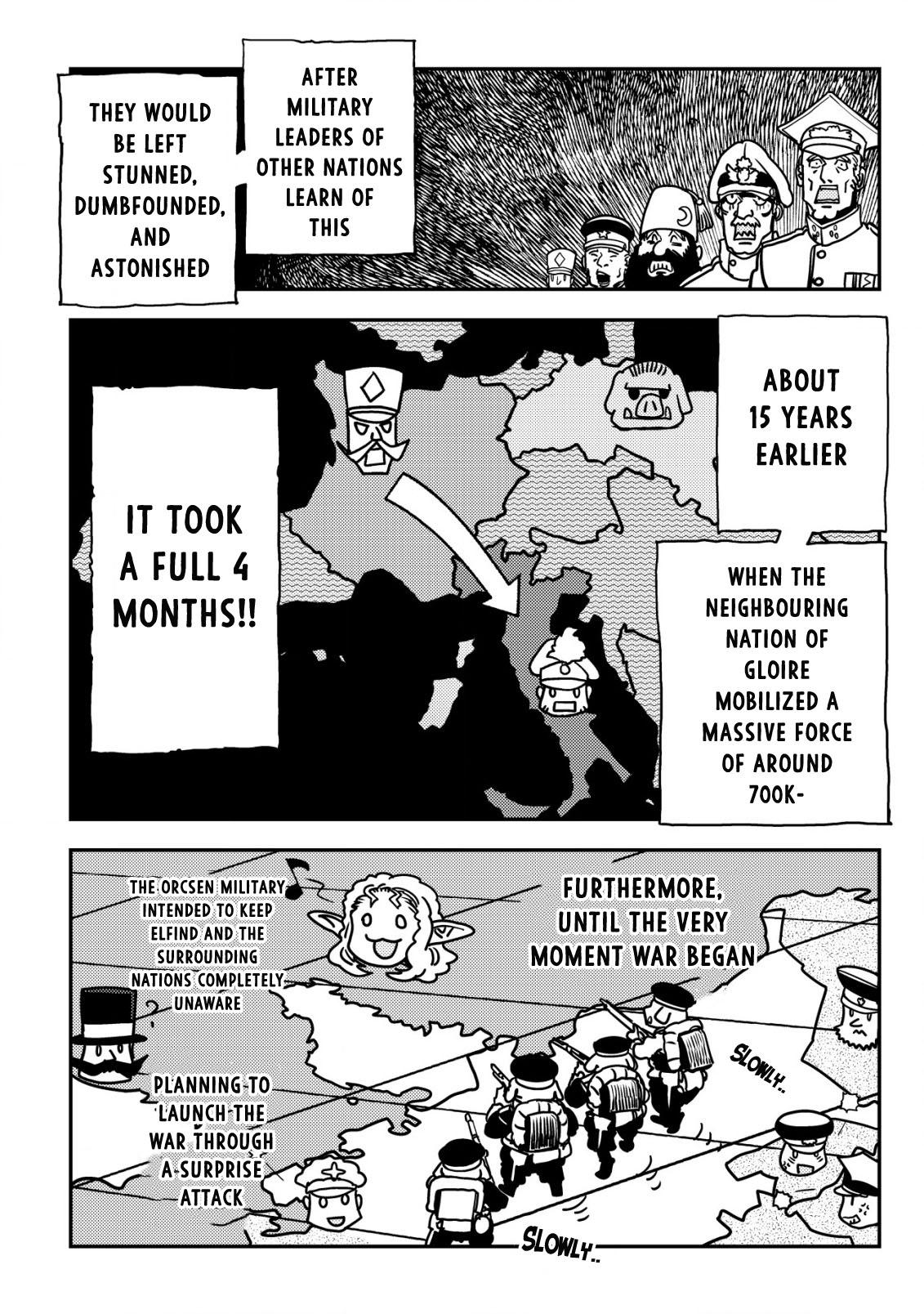 Orcsen Oukokushi ~Yaban na Orc no Kuni wa, Ikanishite Heiwa na Elf no Kuni wo Yakiharau ni Itatta ka~ Chapter 12 page 3 - 