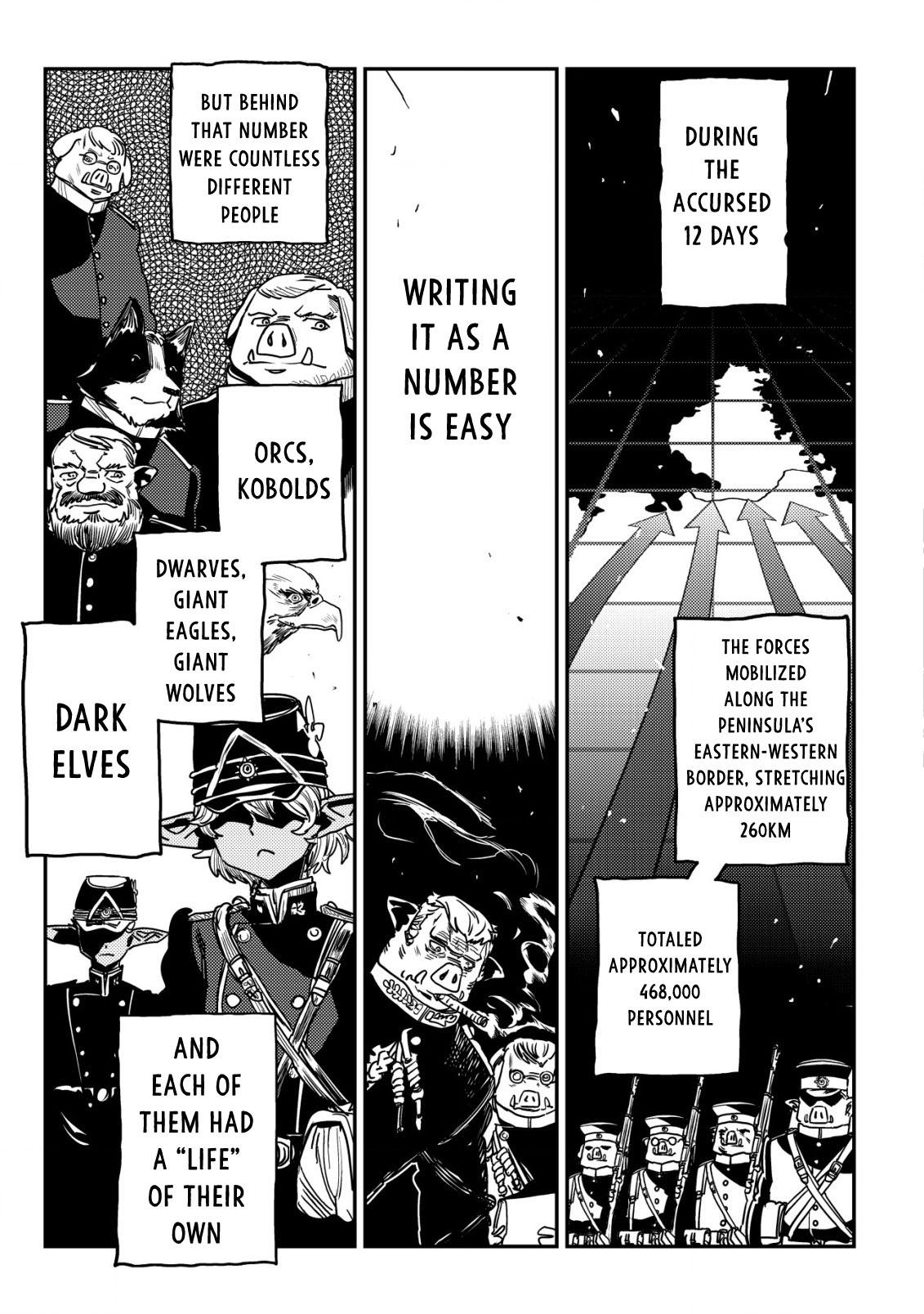 Orcsen Oukokushi ~Yaban na Orc no Kuni wa, Ikanishite Heiwa na Elf no Kuni wo Yakiharau ni Itatta ka~ Chapter 12 page 50 - 