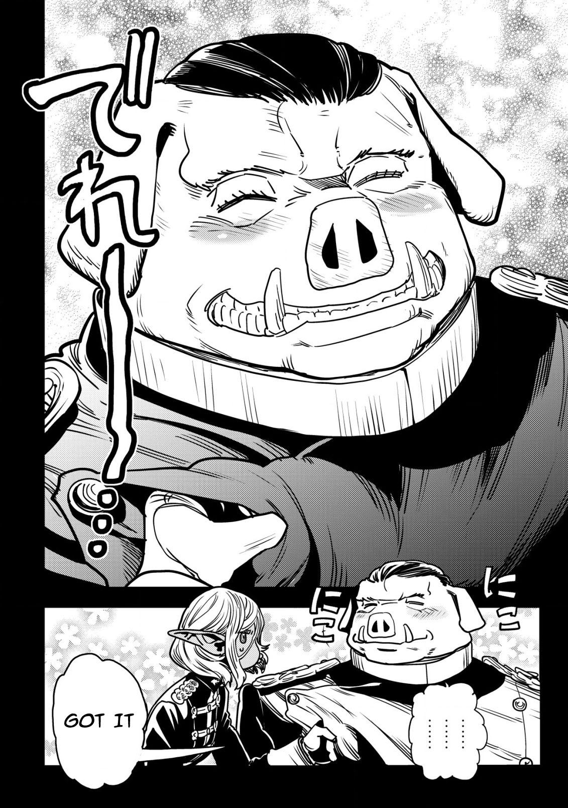 Orcsen Oukokushi ~Yaban na Orc no Kuni wa, Ikanishite Heiwa na Elf no Kuni wo Yakiharau ni Itatta ka~ Chapter 13 page 17 - 
