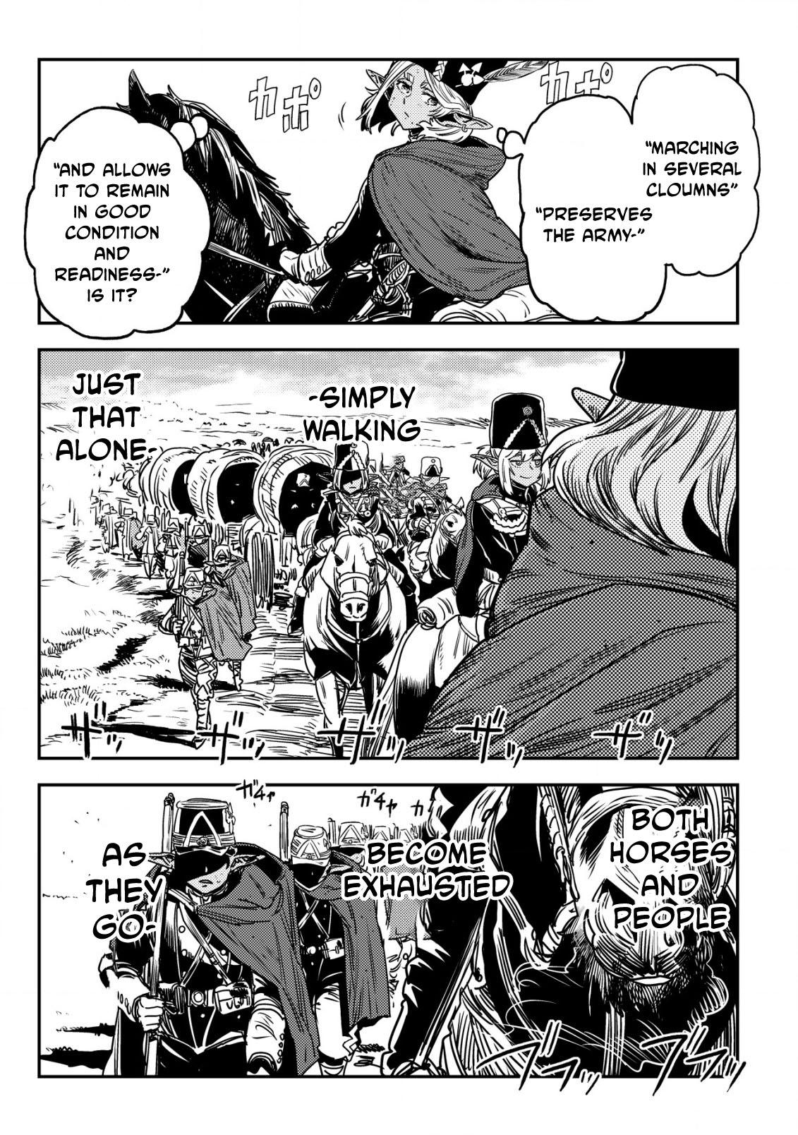 Orcsen Oukokushi ~Yaban na Orc no Kuni wa, Ikanishite Heiwa na Elf no Kuni wo Yakiharau ni Itatta ka~ Chapter 13 page 34 - 