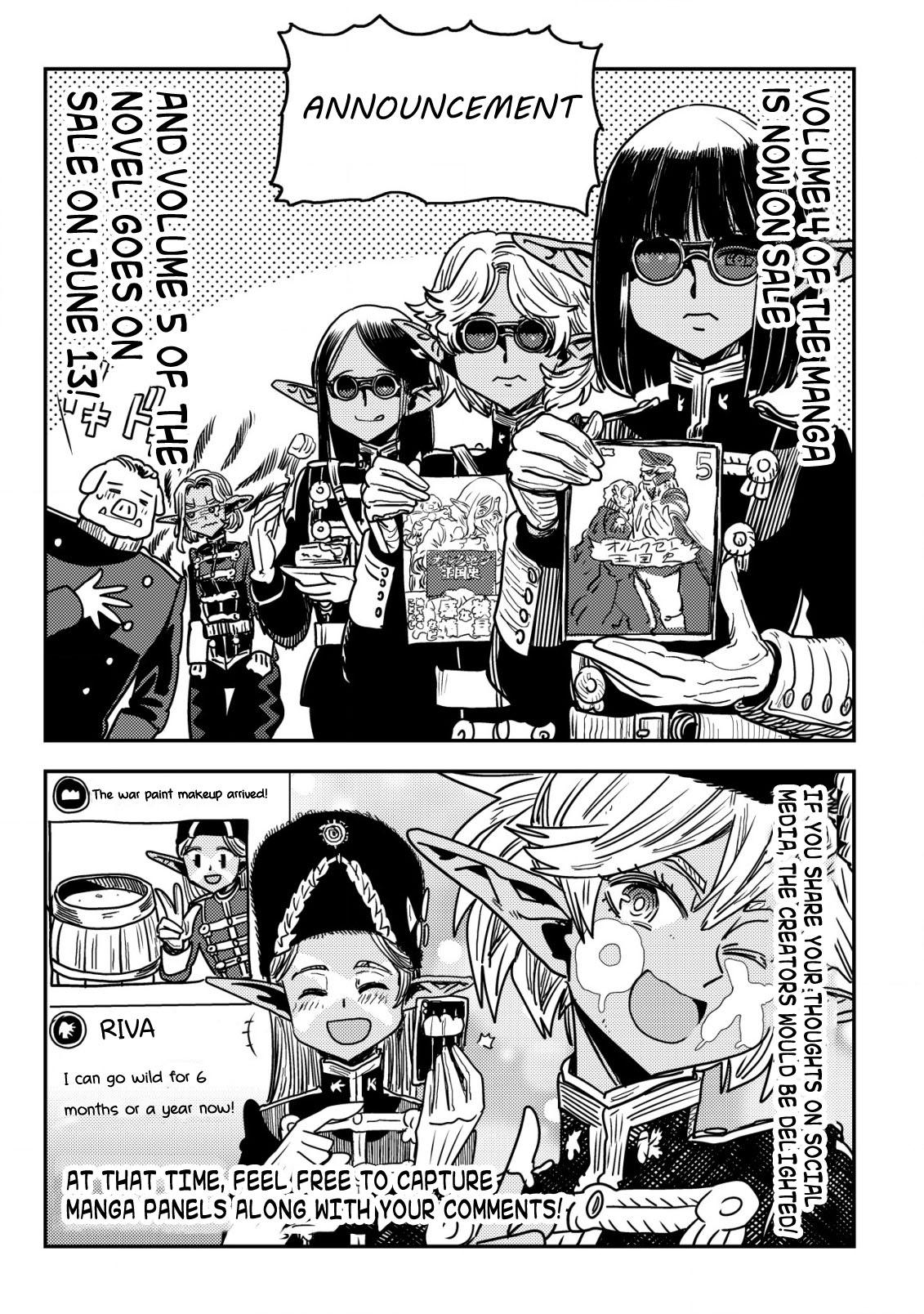 Orcsen Oukokushi ~Yaban na Orc no Kuni wa, Ikanishite Heiwa na Elf no Kuni wo Yakiharau ni Itatta ka~ Chapter 13 page 56 - 