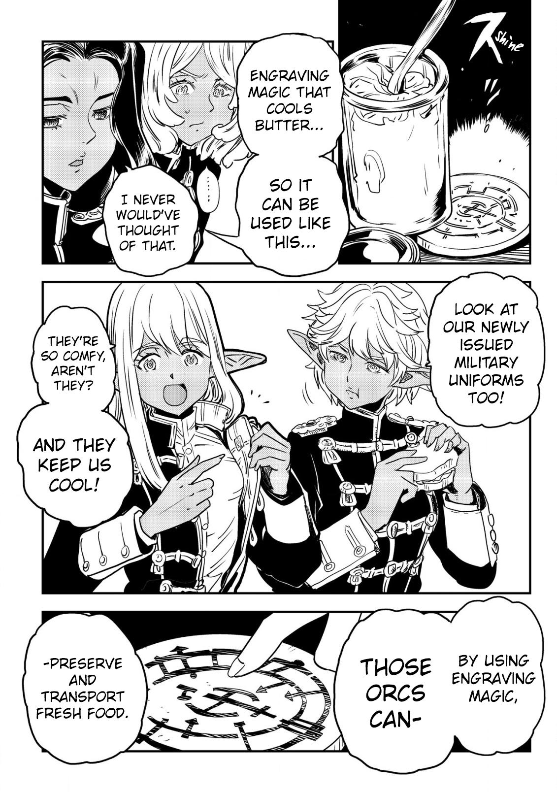 Orcsen Oukokushi ~Yaban na Orc no Kuni wa, Ikanishite Heiwa na Elf no Kuni wo Yakiharau ni Itatta ka~ Chapter 2 page 26 - 