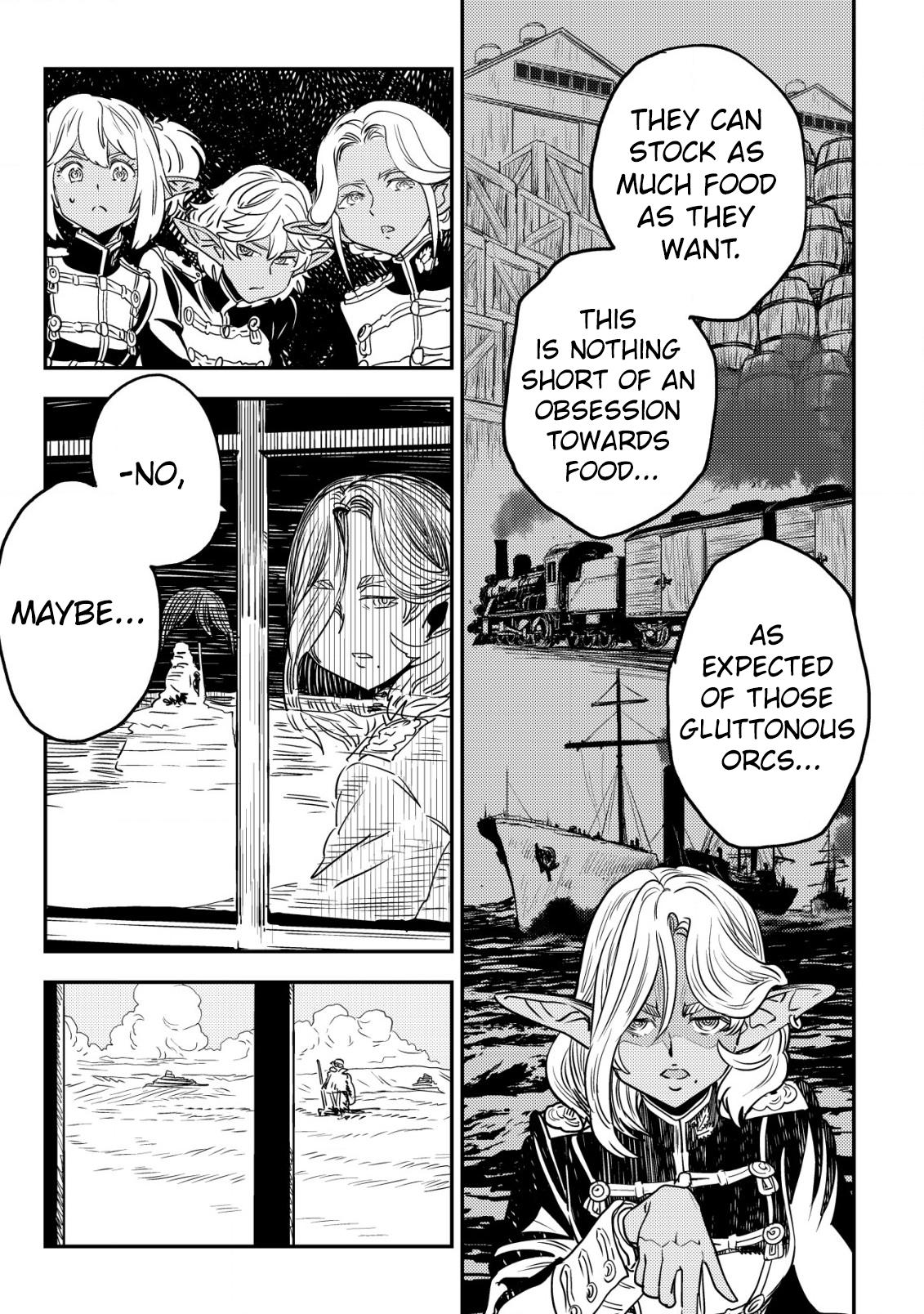 Orcsen Oukokushi ~Yaban na Orc no Kuni wa, Ikanishite Heiwa na Elf no Kuni wo Yakiharau ni Itatta ka~ Chapter 2 page 27 - 