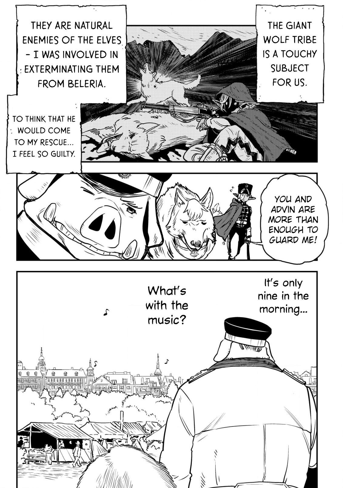 Orcsen Oukokushi ~Yaban na Orc no Kuni wa, Ikanishite Heiwa na Elf no Kuni wo Yakiharau ni Itatta ka~ Chapter 2 page 31 - 