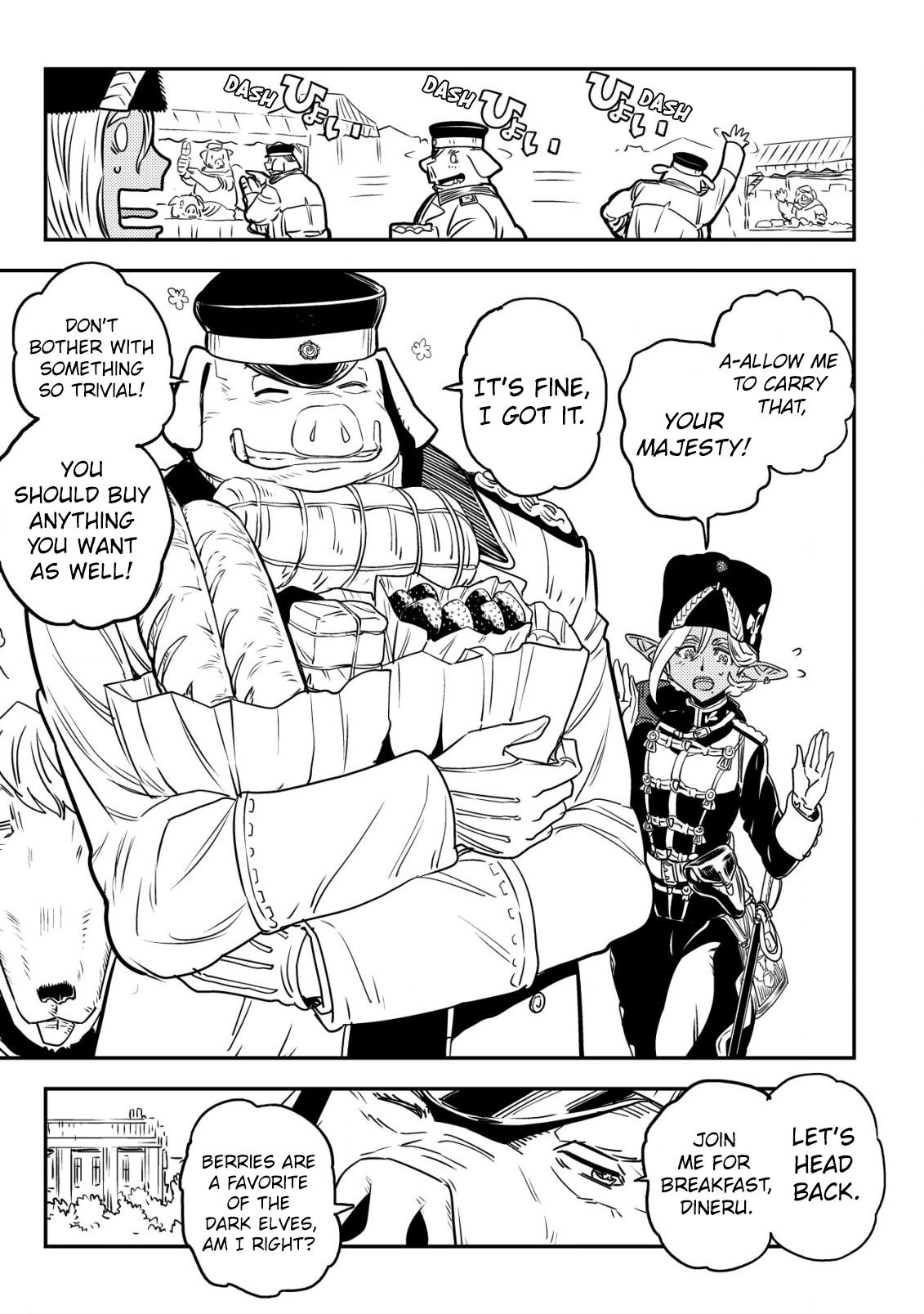 Orcsen Oukokushi ~Yaban na Orc no Kuni wa, Ikanishite Heiwa na Elf no Kuni wo Yakiharau ni Itatta ka~ Chapter 2 page 37 - 