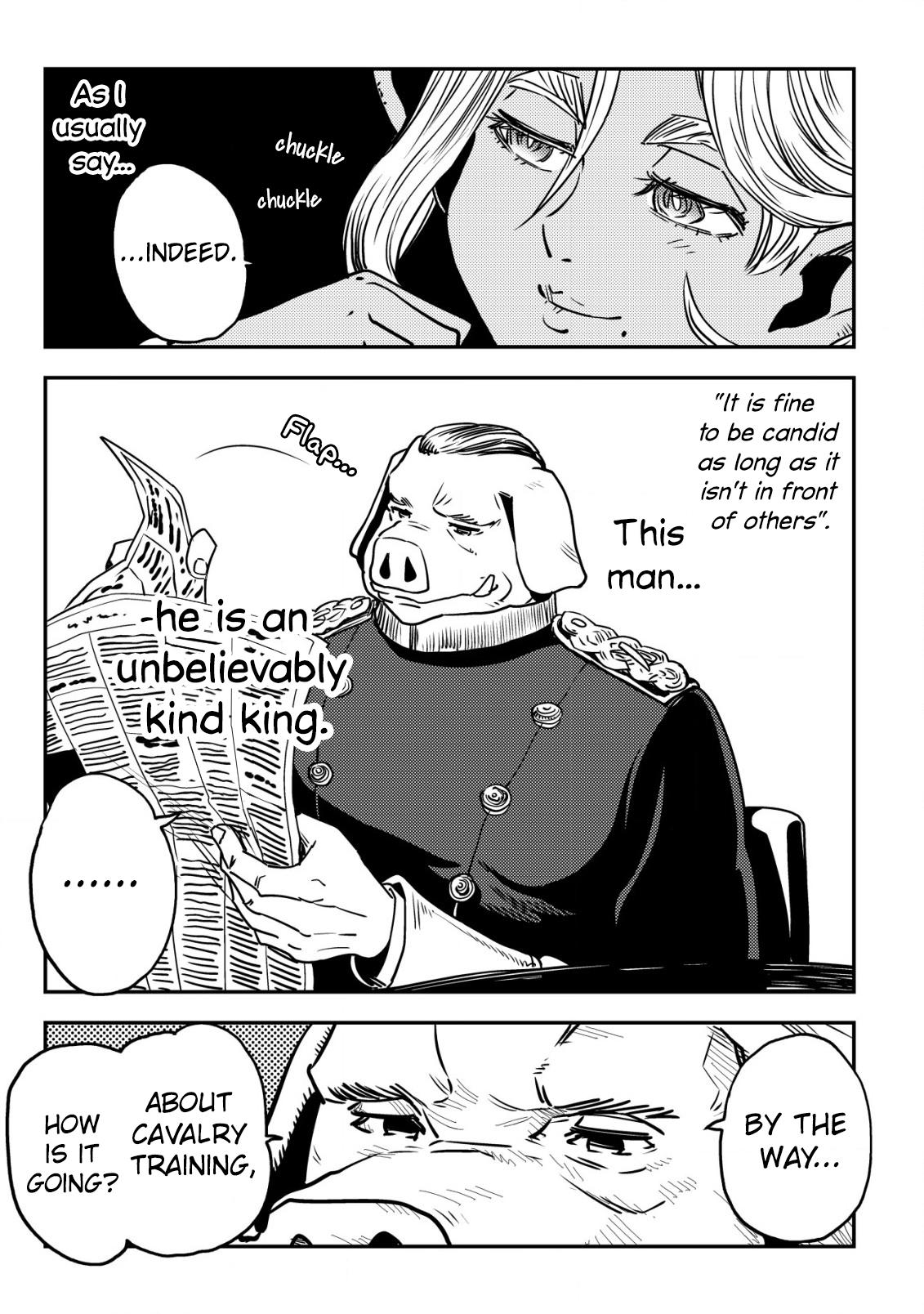Orcsen Oukokushi ~Yaban na Orc no Kuni wa, Ikanishite Heiwa na Elf no Kuni wo Yakiharau ni Itatta ka~ Chapter 2 page 39 - 